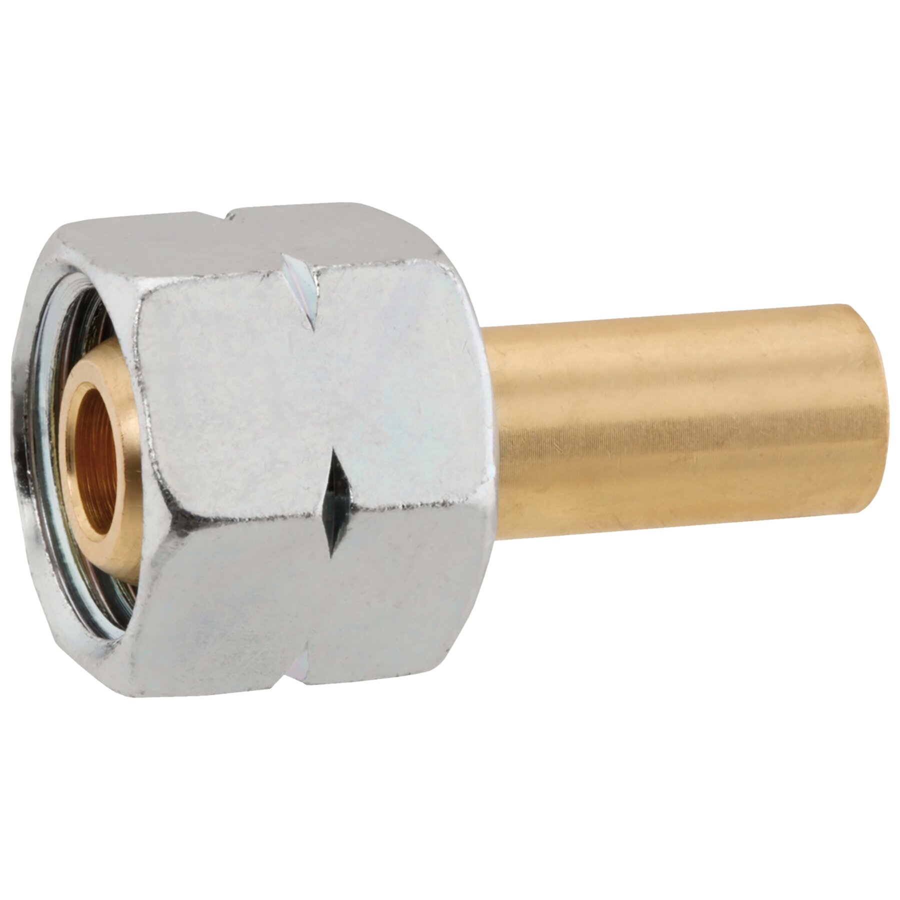 Verbindungsstück G 1/2 LH-ÜM x RST 15