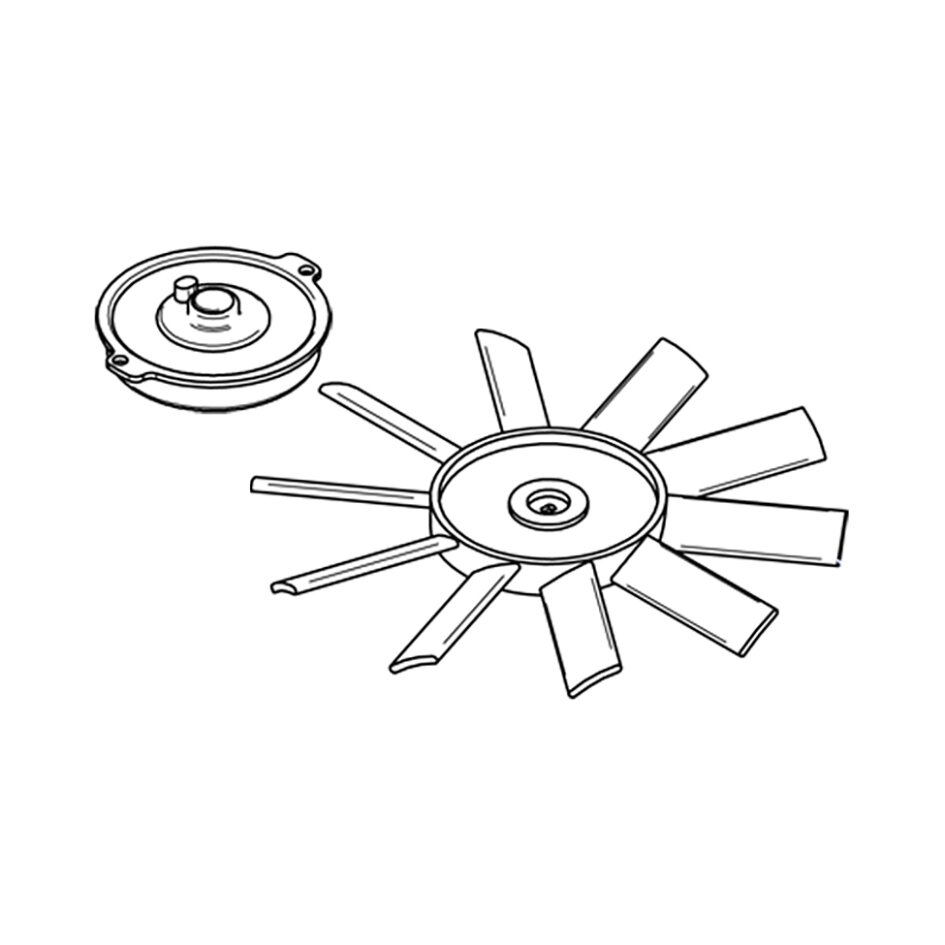 Motor mit Ventilator Thule Vent 12 V