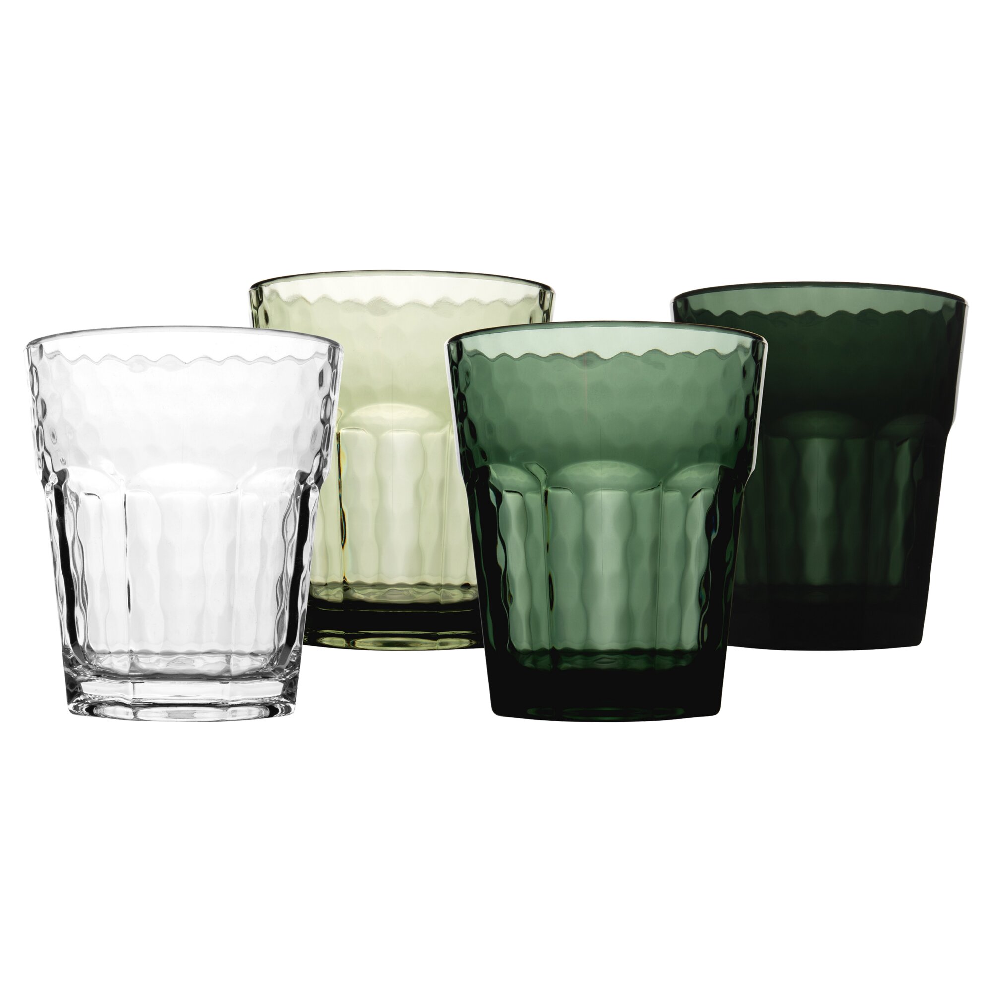 Trinkglas Mix & Match, 200 ml, 4-teilig, grün