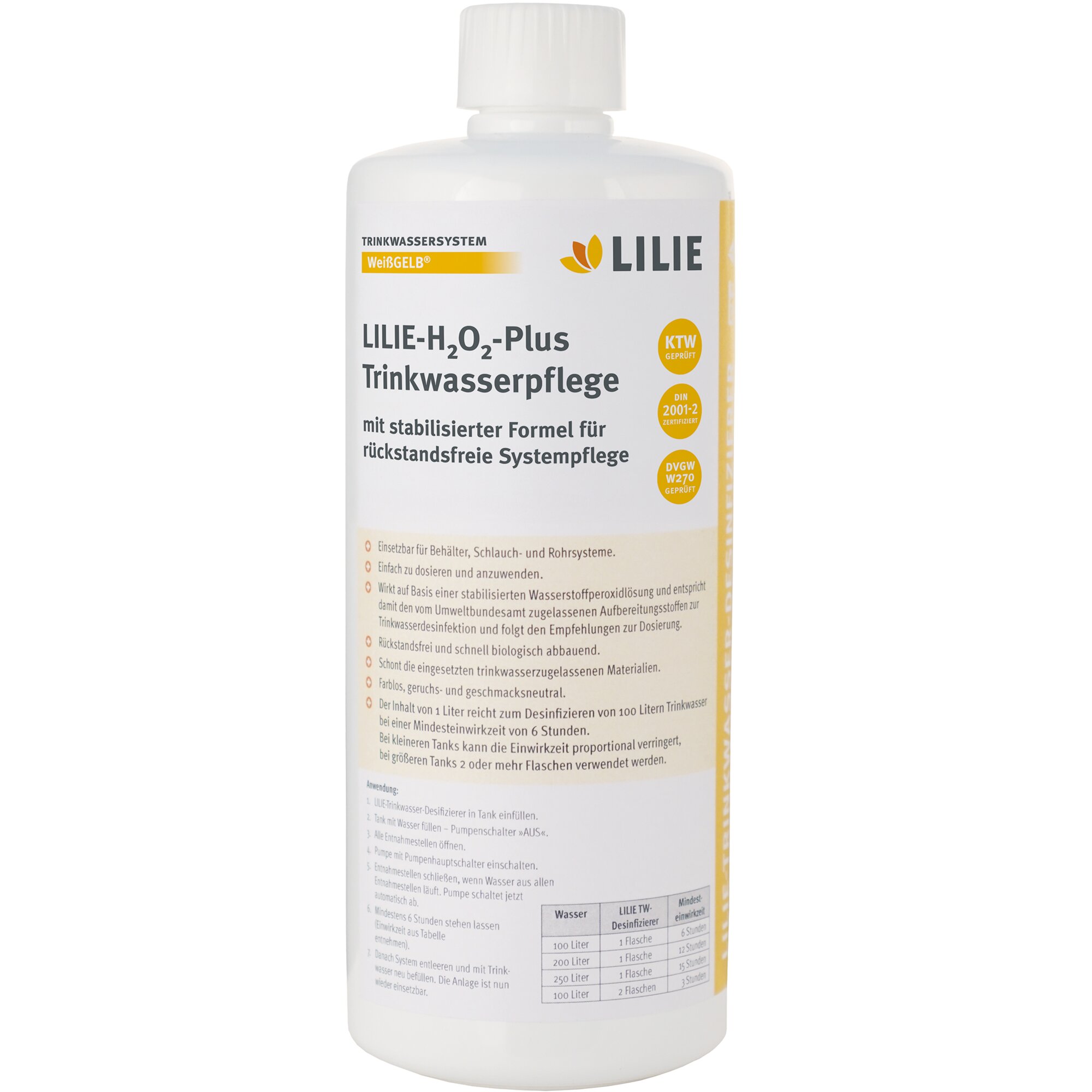 Trinkwasserpflege H2O2-Plus