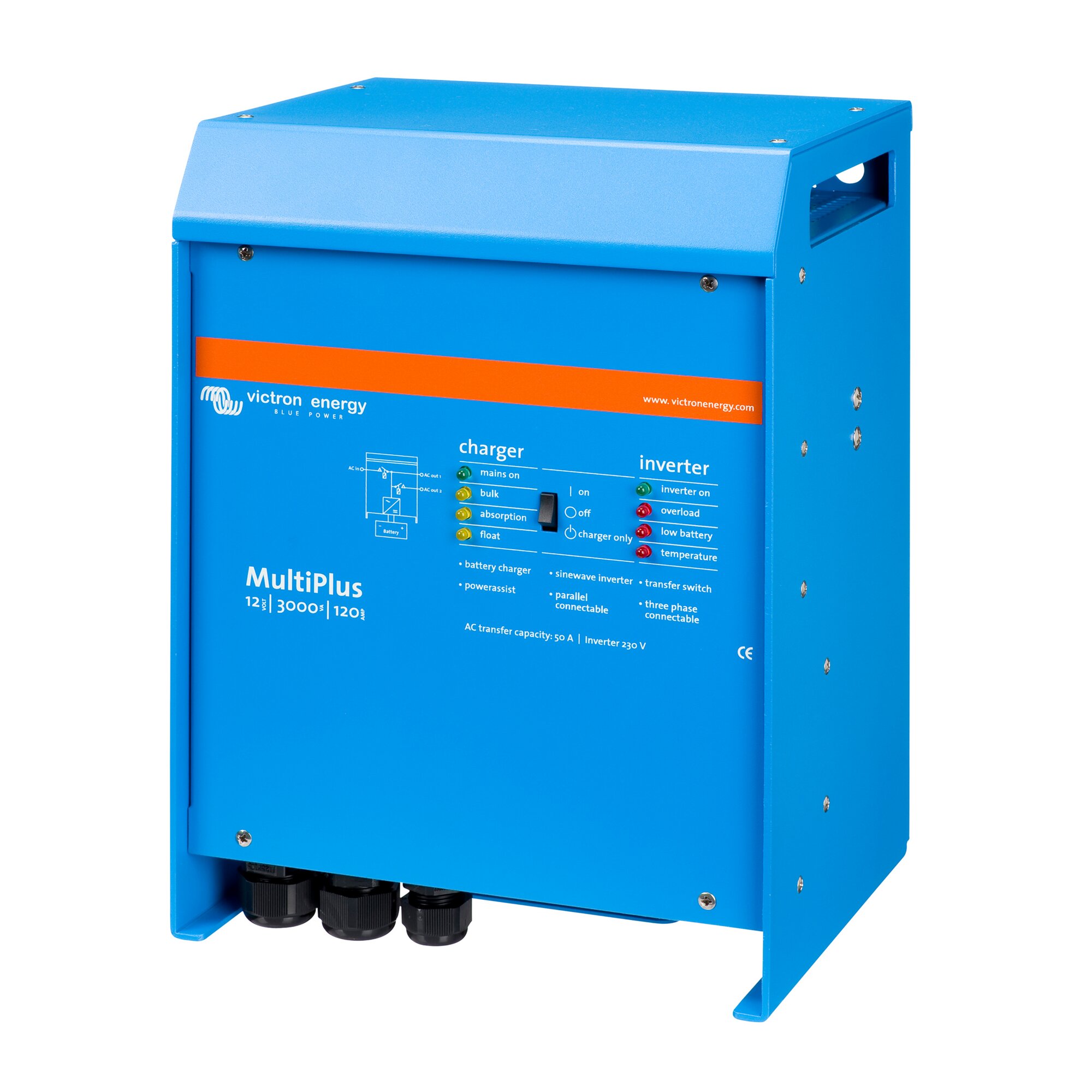 Wechselrichter MultiPlus 12/3000/120-50, 3000 W