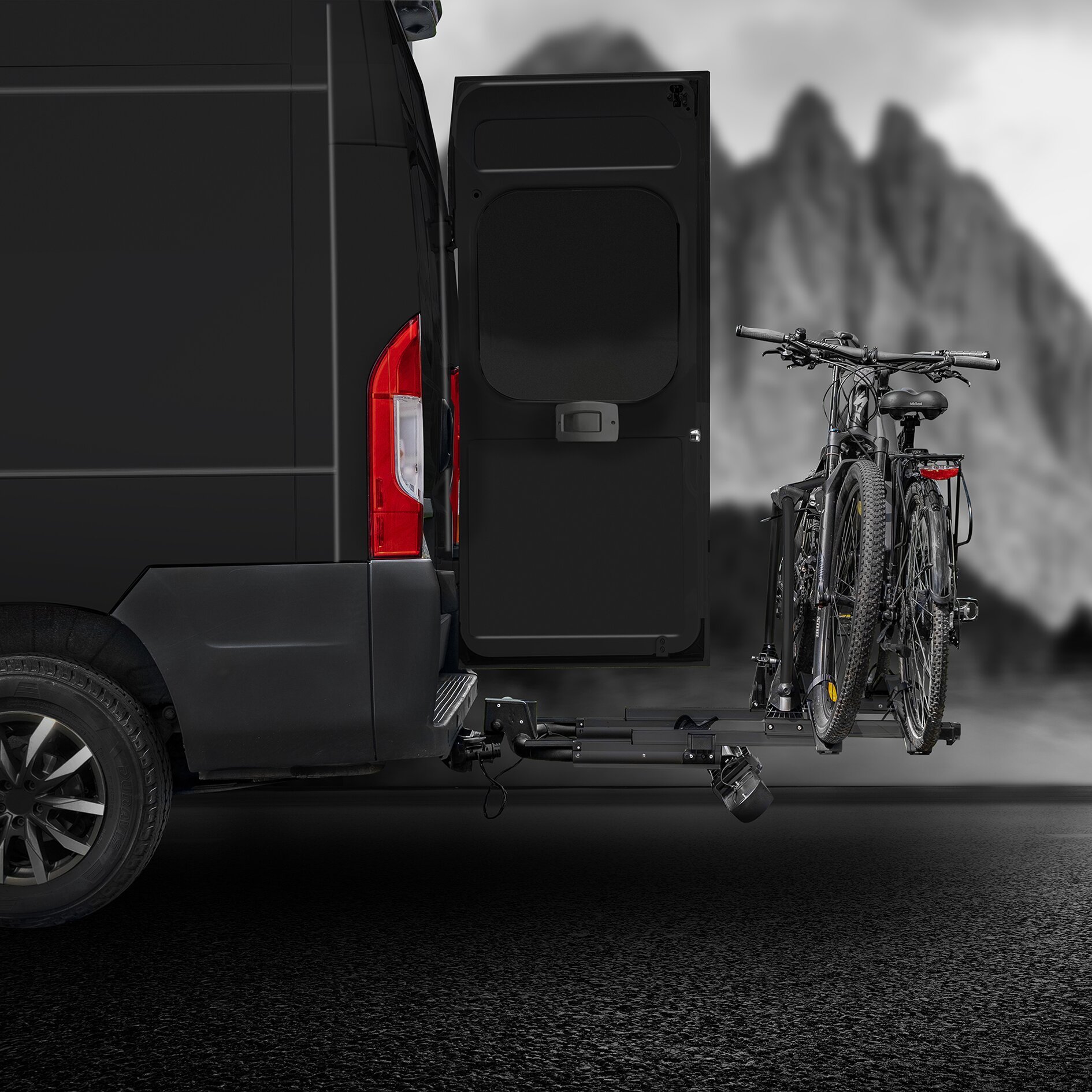 Fahrradträger Anhängerkupplung SD260, schwarz
