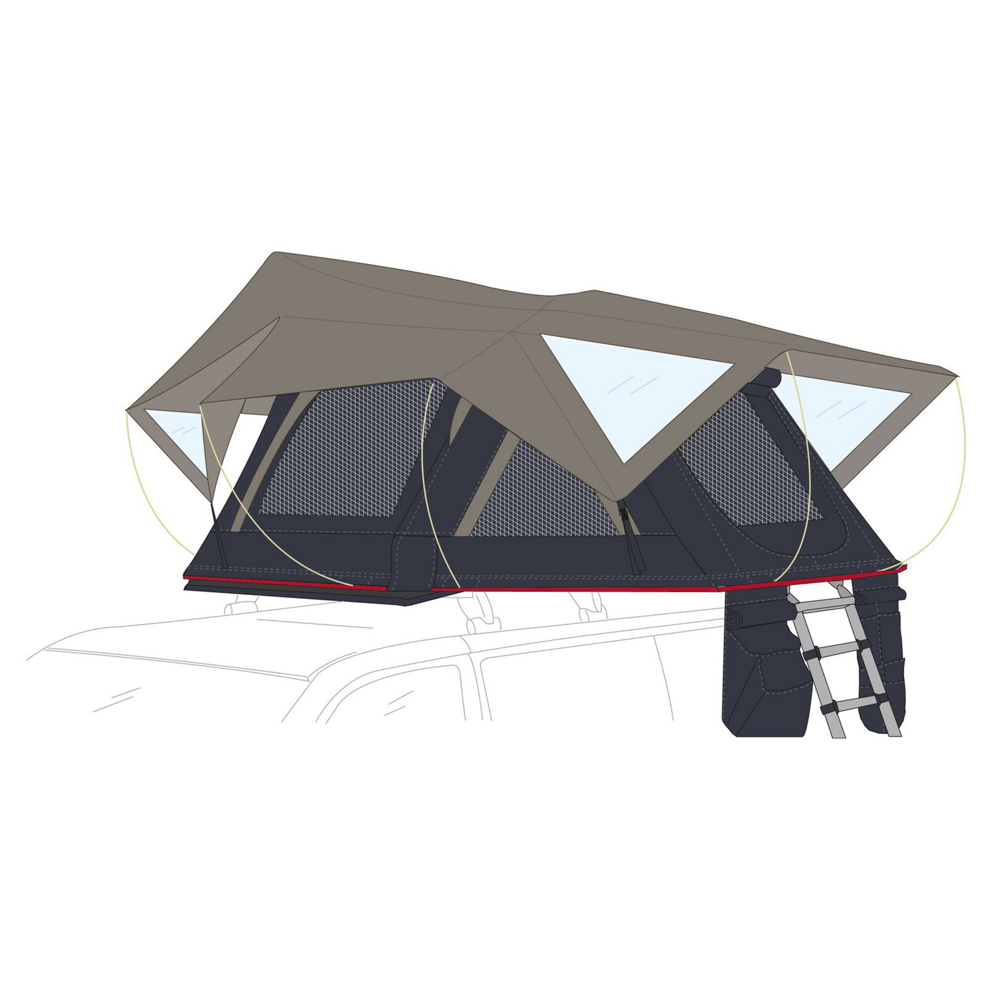 Dachzelt Moonlight Tent, 140 cm
