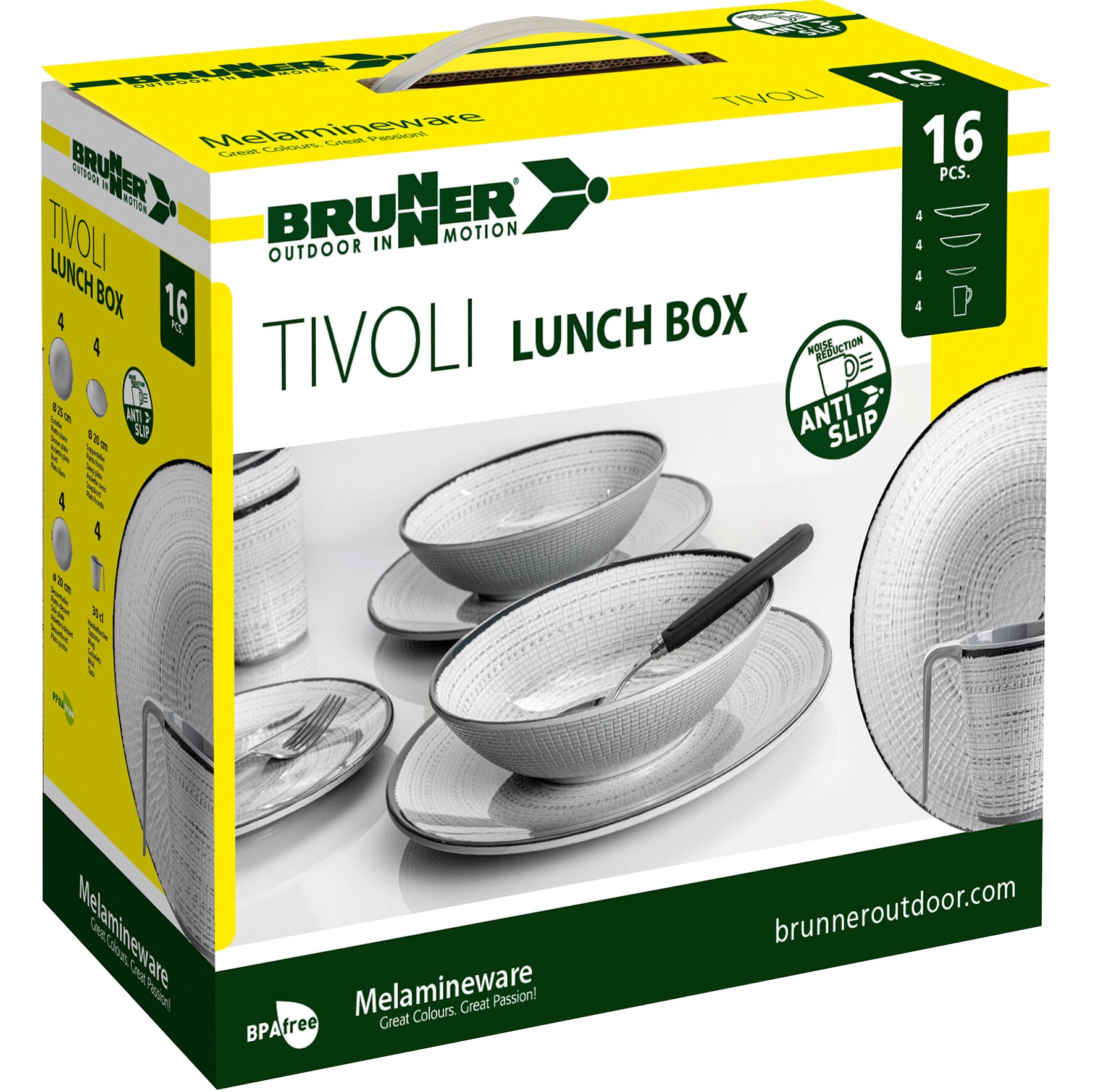 Geschirrserie Tivoli, Geschirrset 16-tlg.