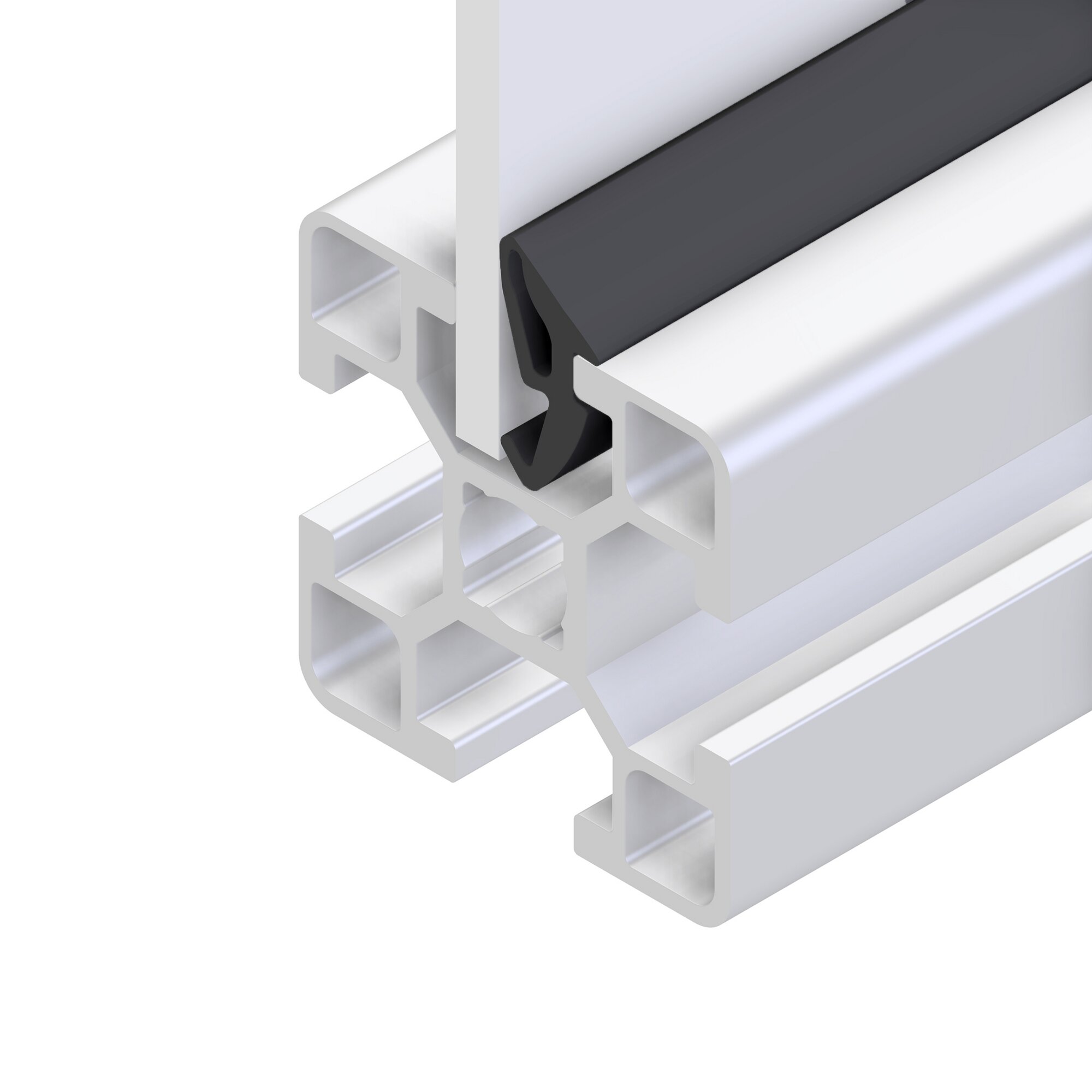 Steckdichtung für Profil 30 x 30 mm, Meterware