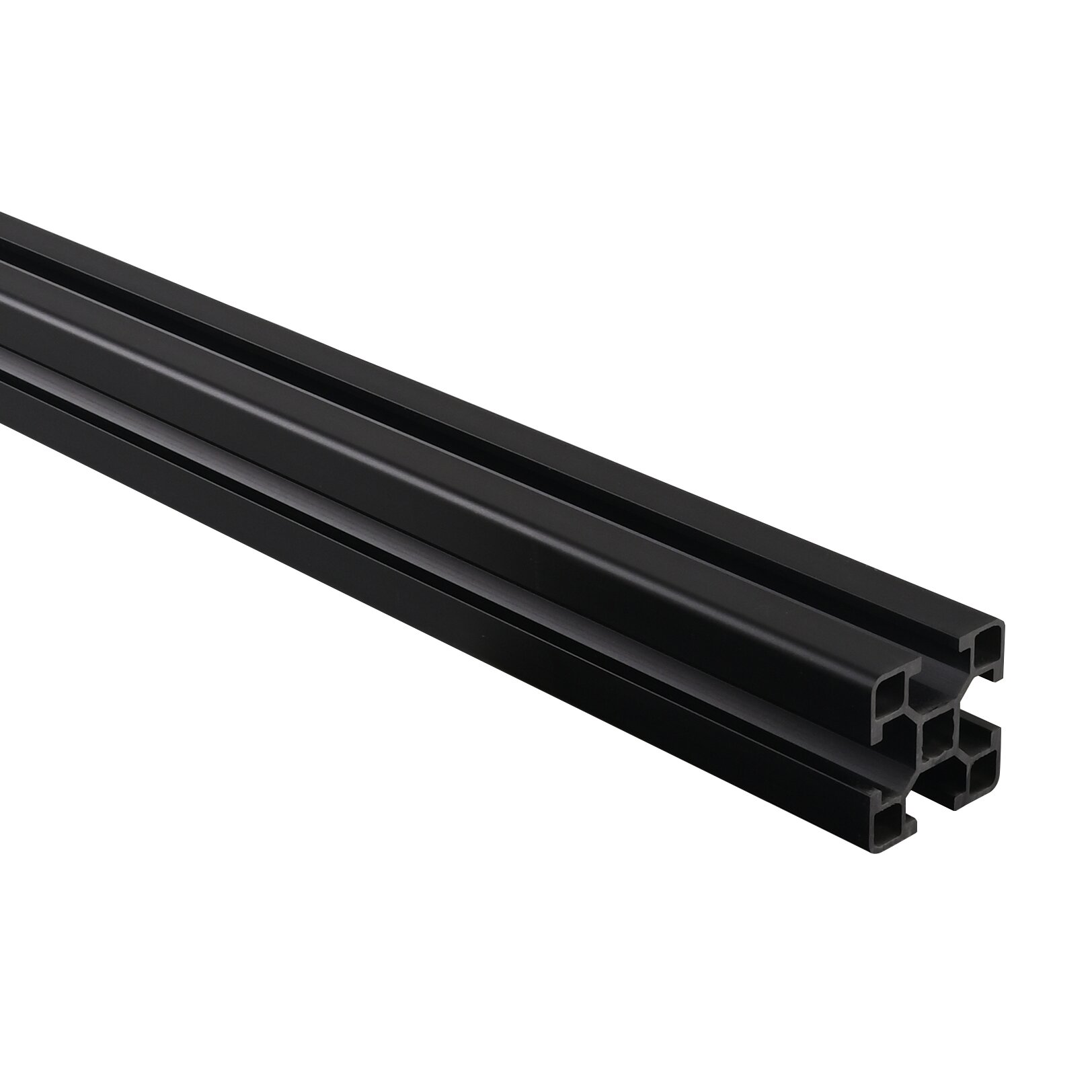 Profil 30 x 30 mm, schwarz eloxiert, 1,95 m