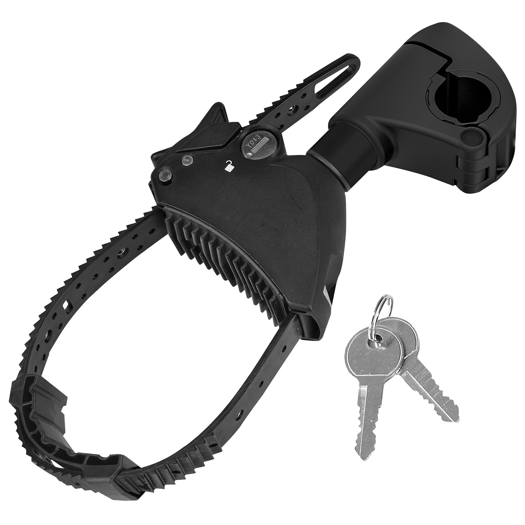 Strap-Rahmenhalter, kurz, abnehmbar, schwarz