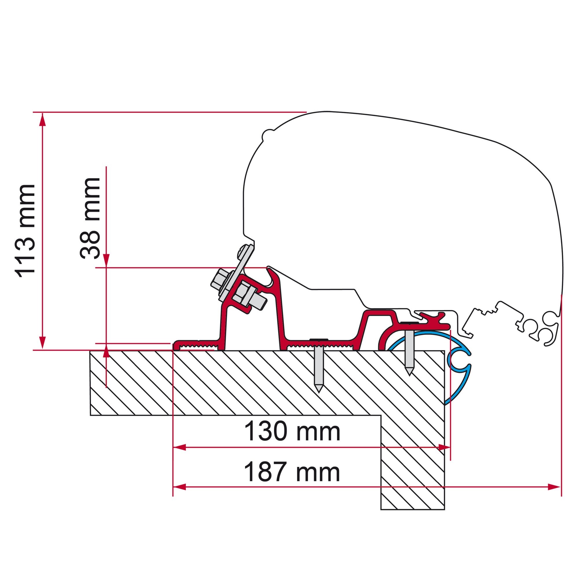 Universaladapter Kit Caravan Standard, 370 cm