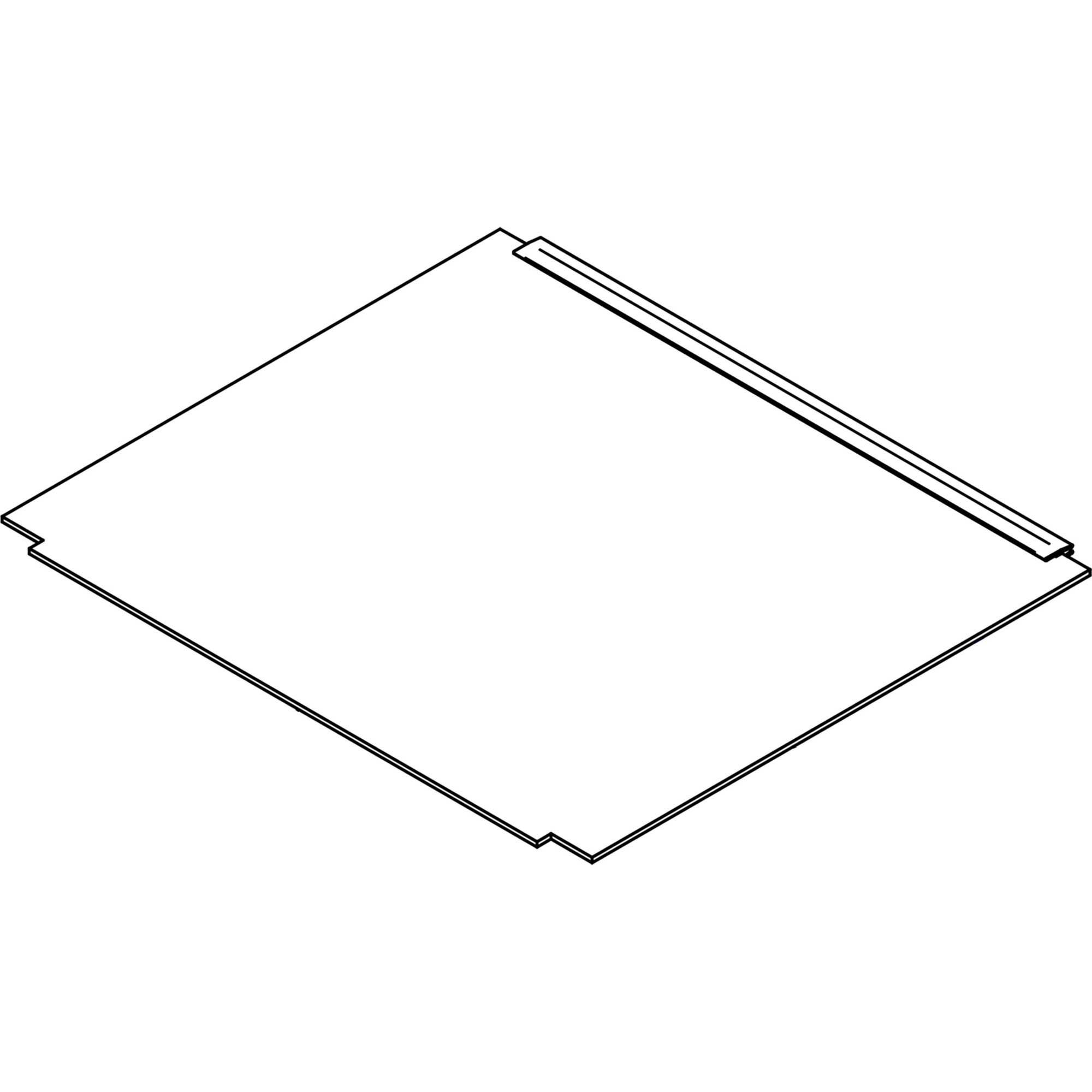 Gehäuseplatte oben Thule Slide-Out G2 550