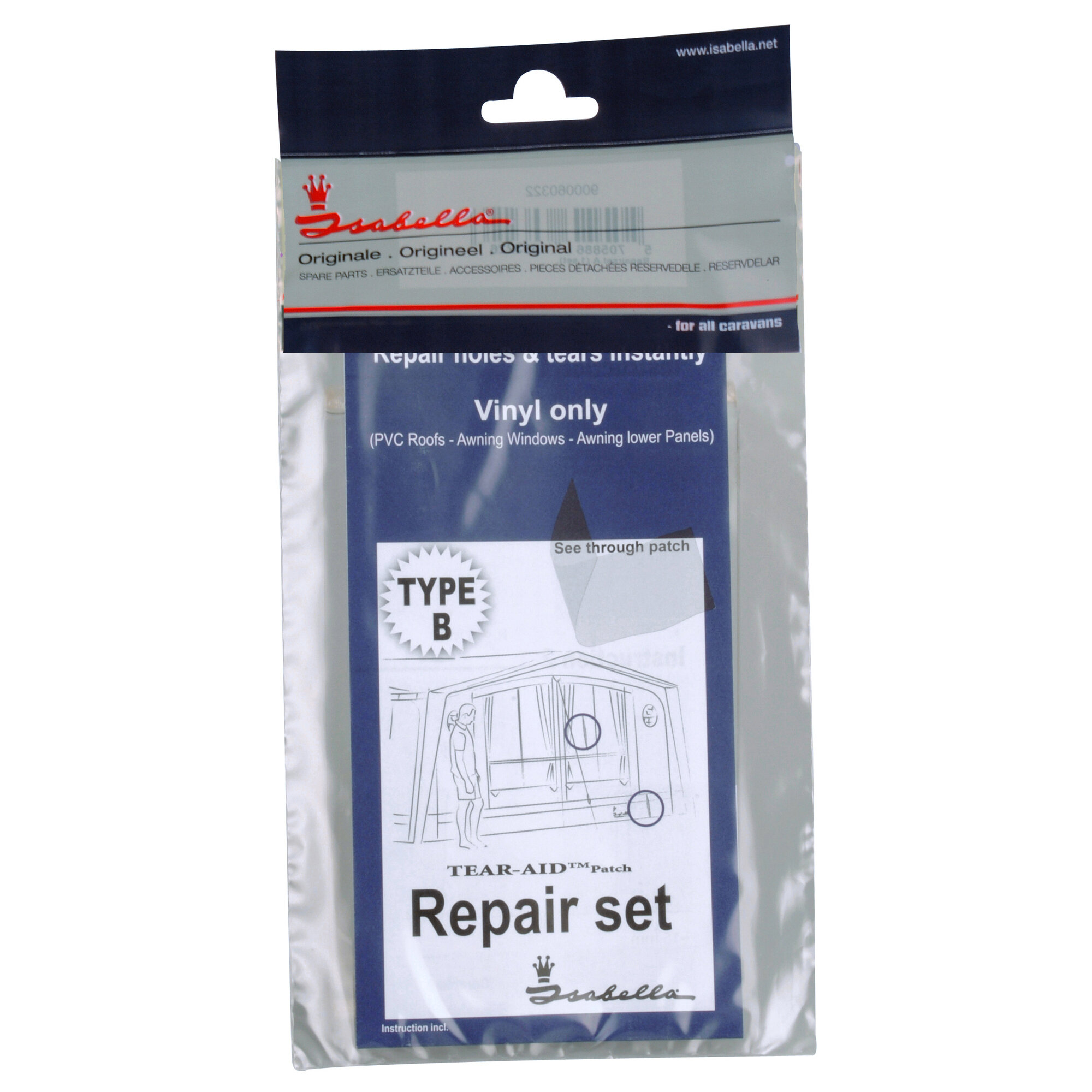 Reparaturset PVC Typ B Reparaturset PVC Typ B