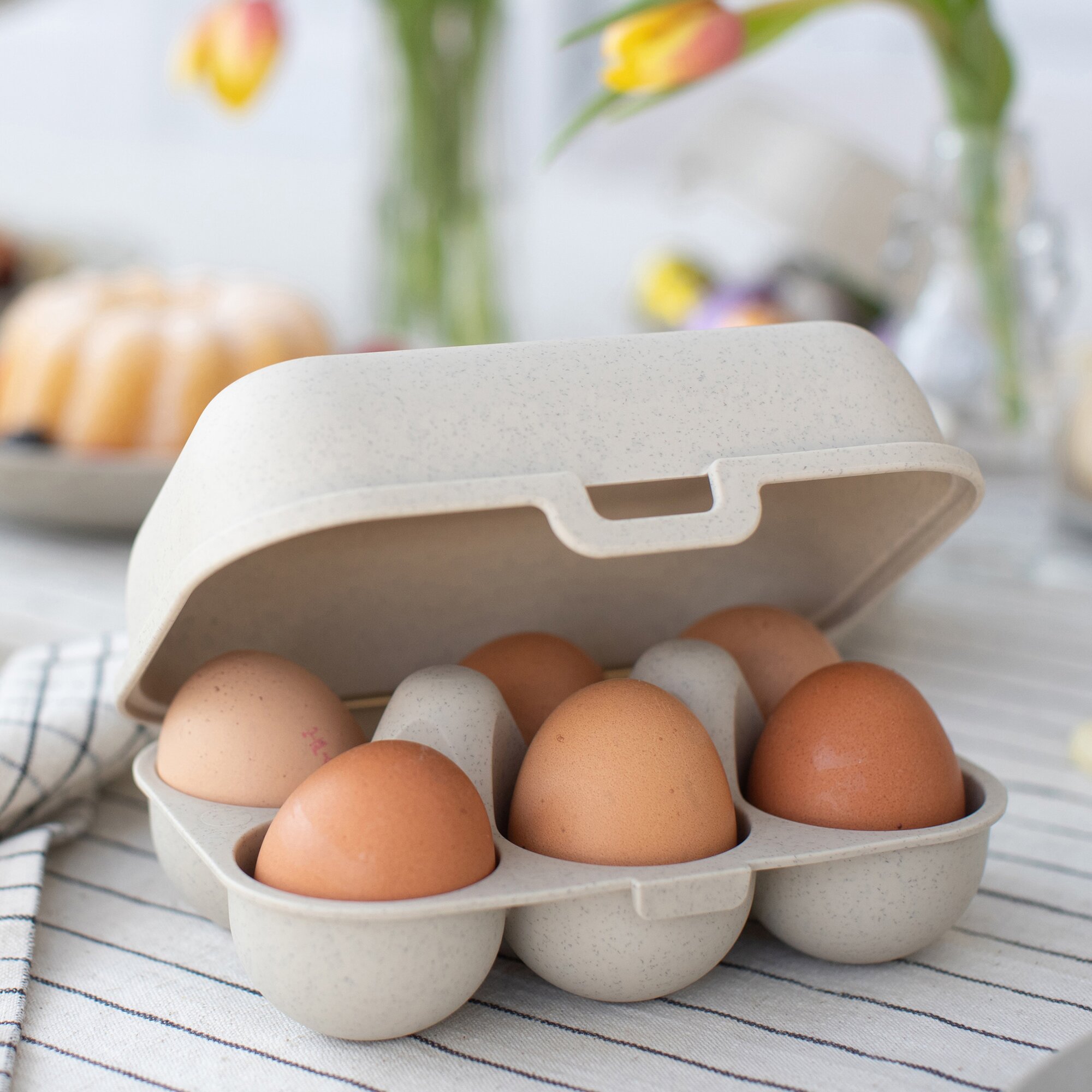 Eierbox mini EGGS TO GO, sand