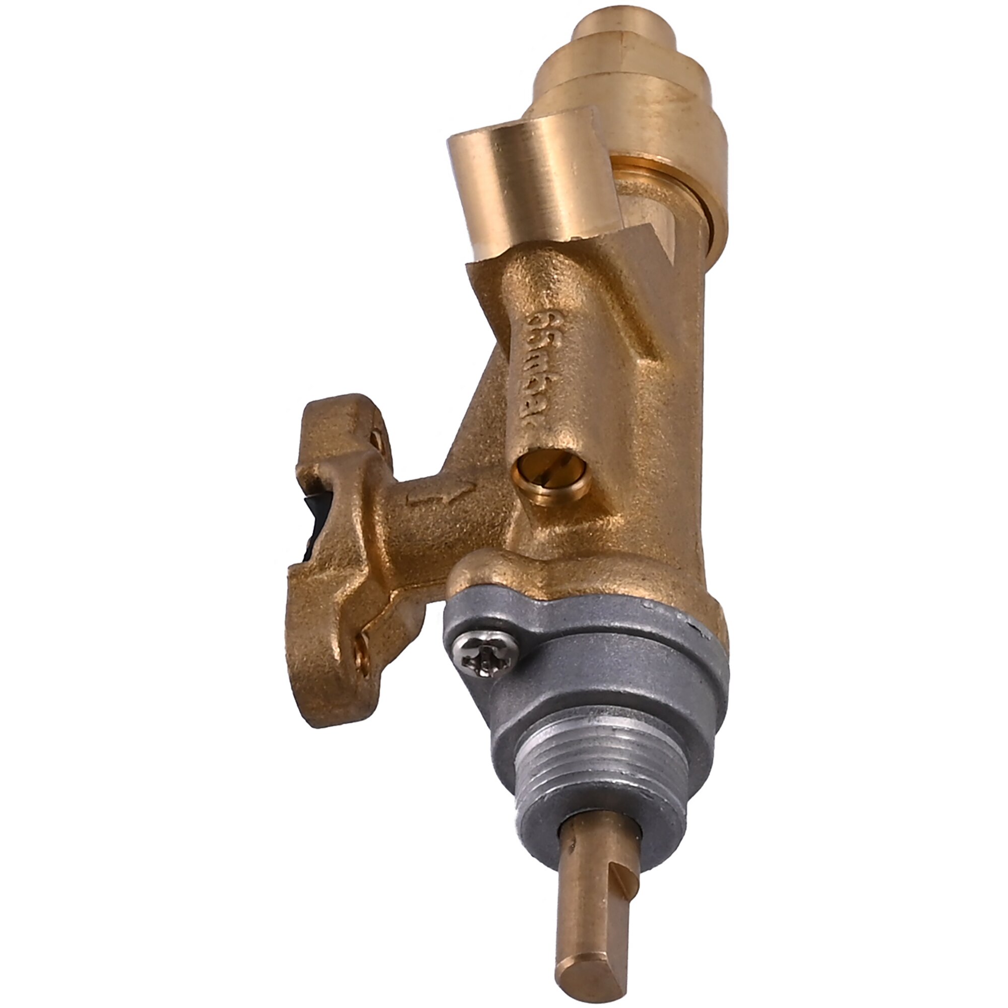 Gashahn, gerade für Dometic-Kocher und Kombinationen mit Brennerdeckel ø 6,3 cm