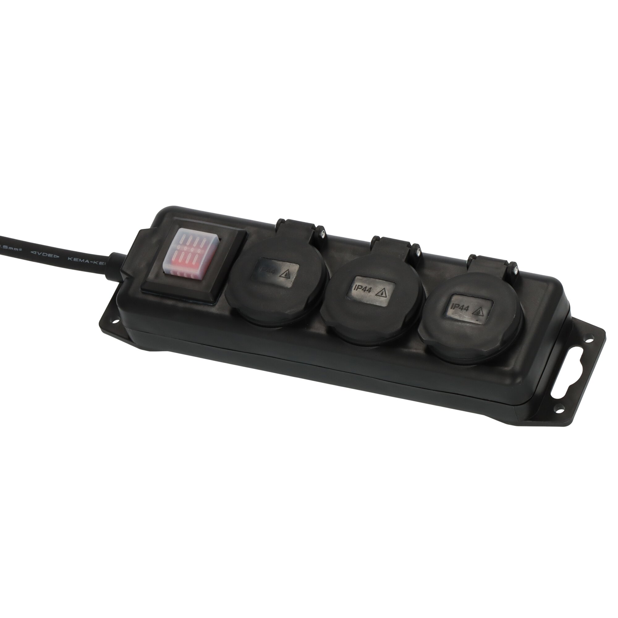 Mehrfachsteckdose 3-fach, IP44