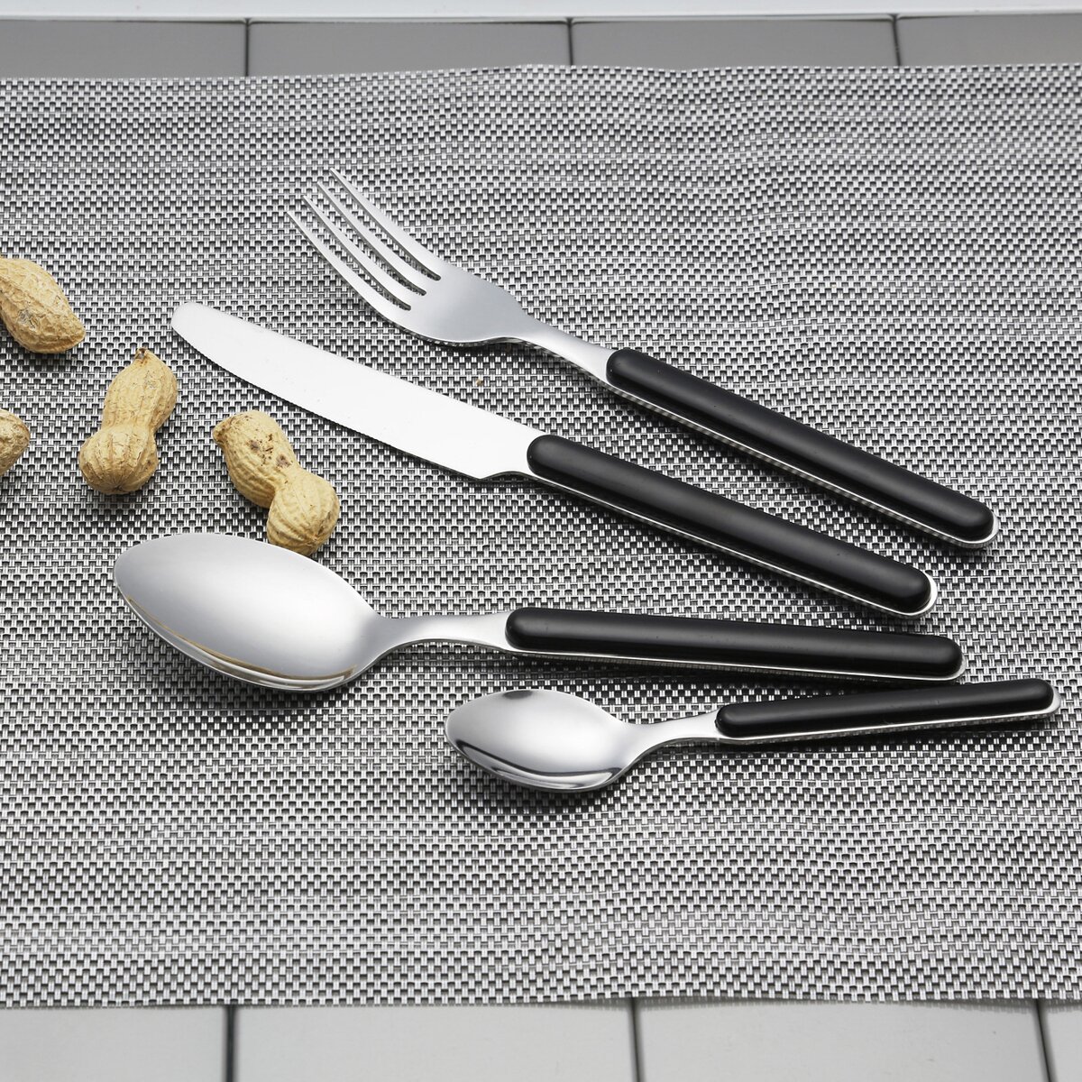 Besteckset Delice, schwarz