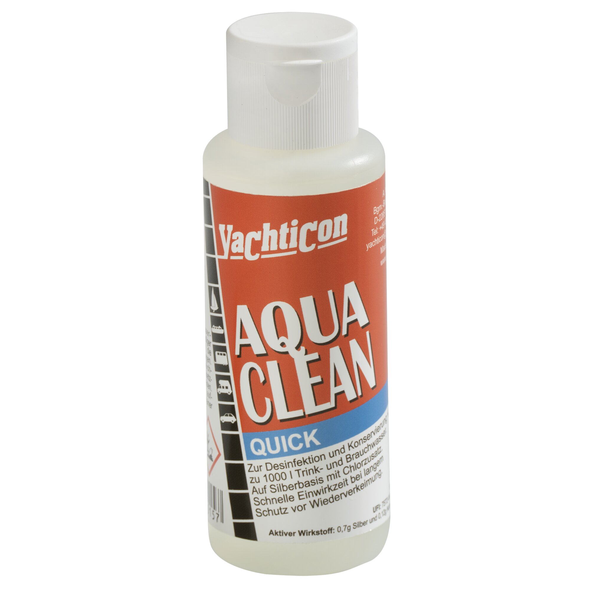 Wasserkonservierung Aqua Clean Quick mit Chlor
