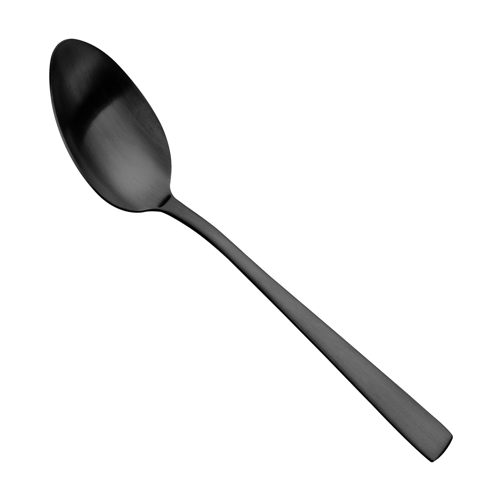 Besteckset Edelstahl, schwarz