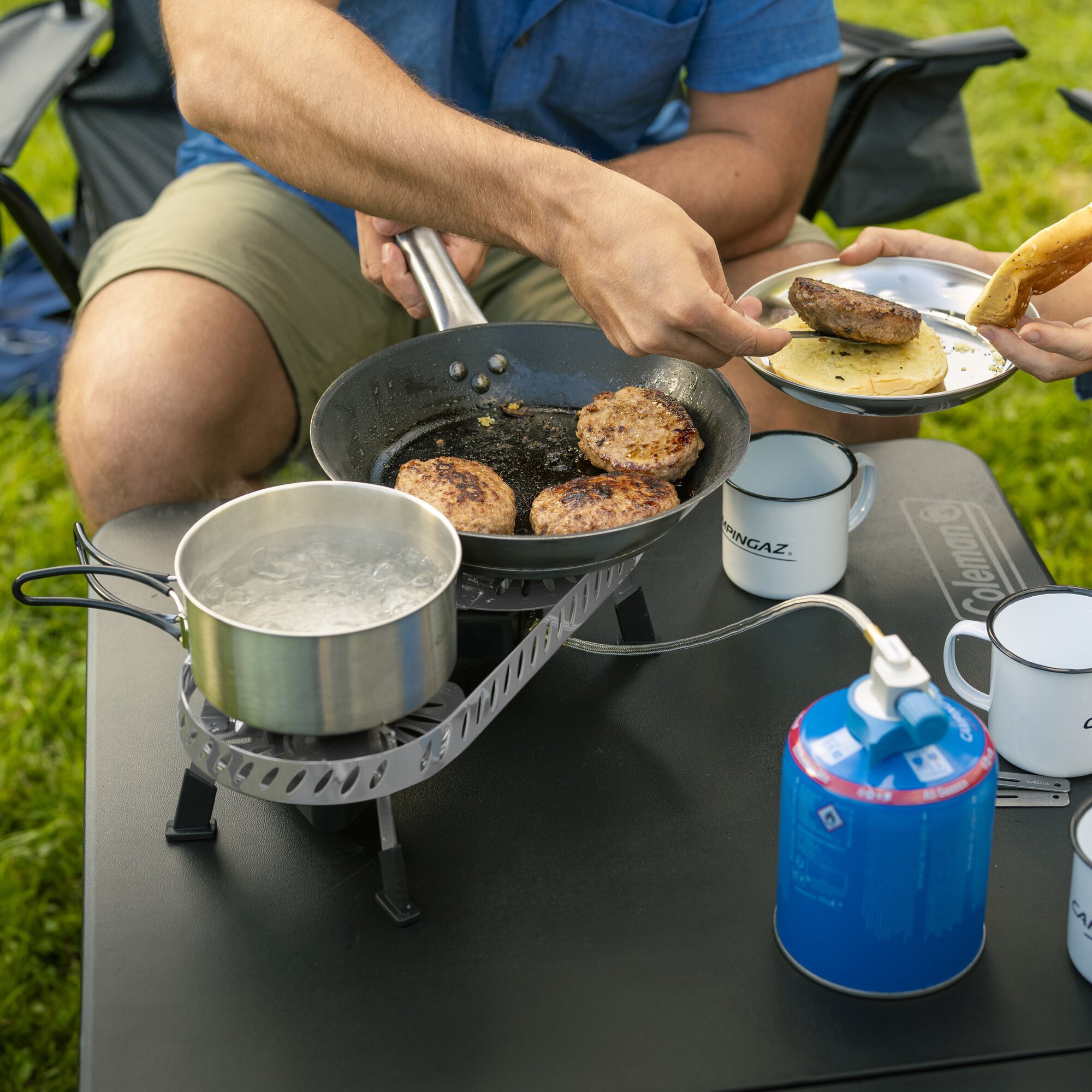Campingkocher Camp & Trek Twin Connect