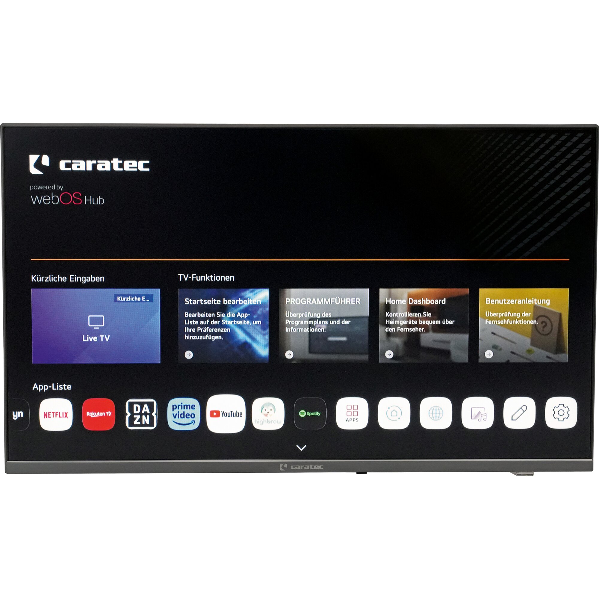 TFT-LED-Flachfernsehgerät mit webOS Caratec Vision Smart-TV, 21,5" (55 cm)