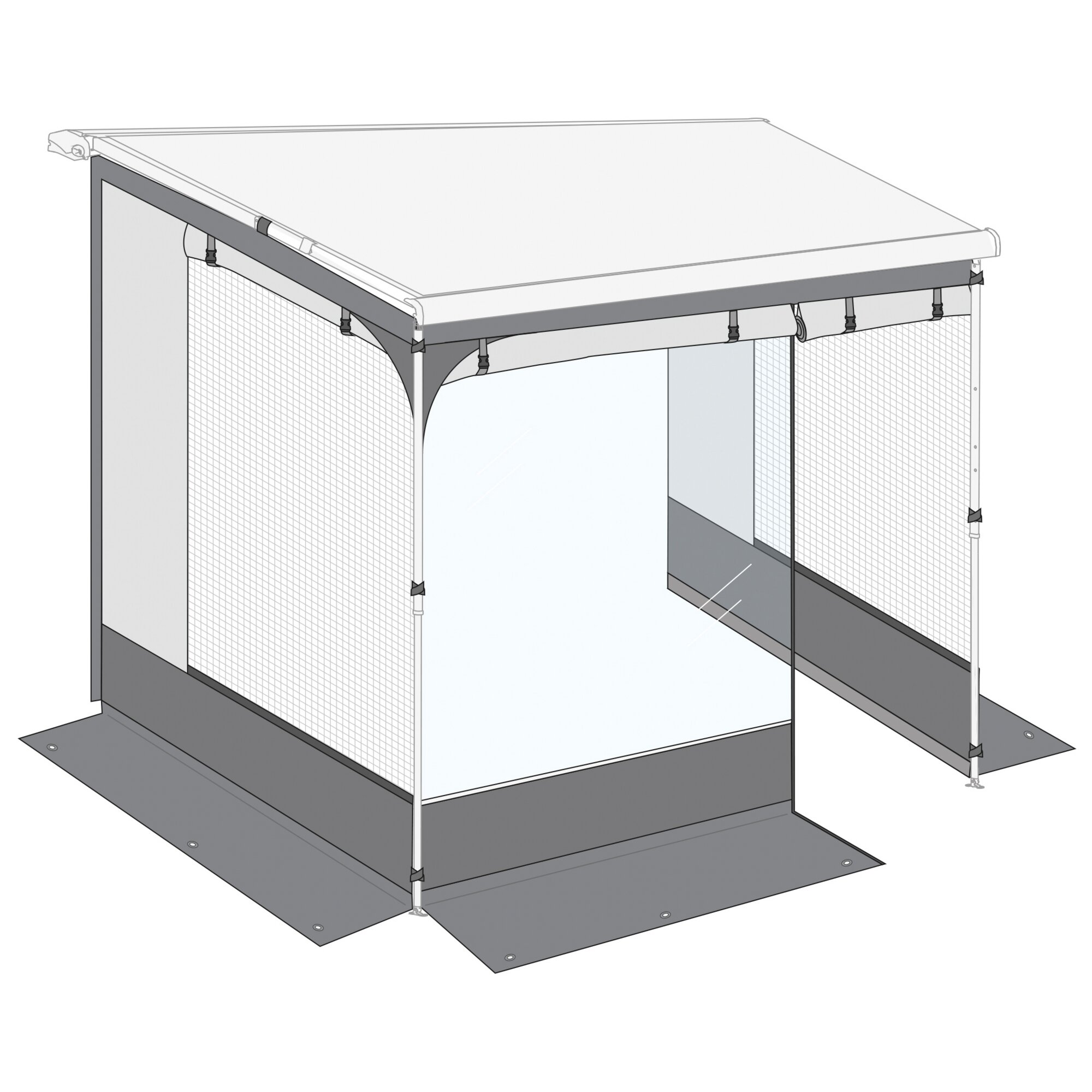 Markisenzelt Room Van Premium, 270 cm für F40van
