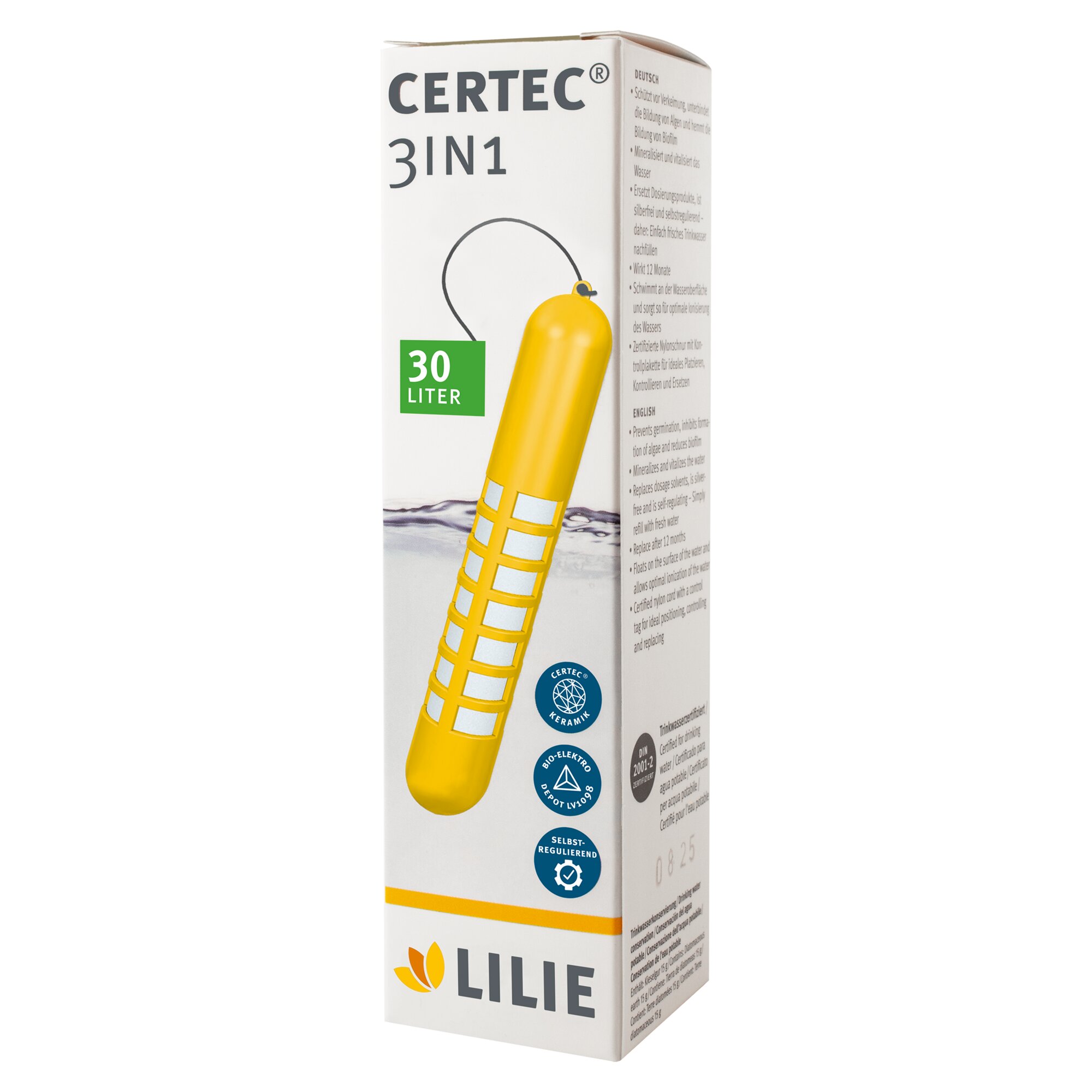 Frischwasserschutzkapsel Certec® 3in1, 30 l
