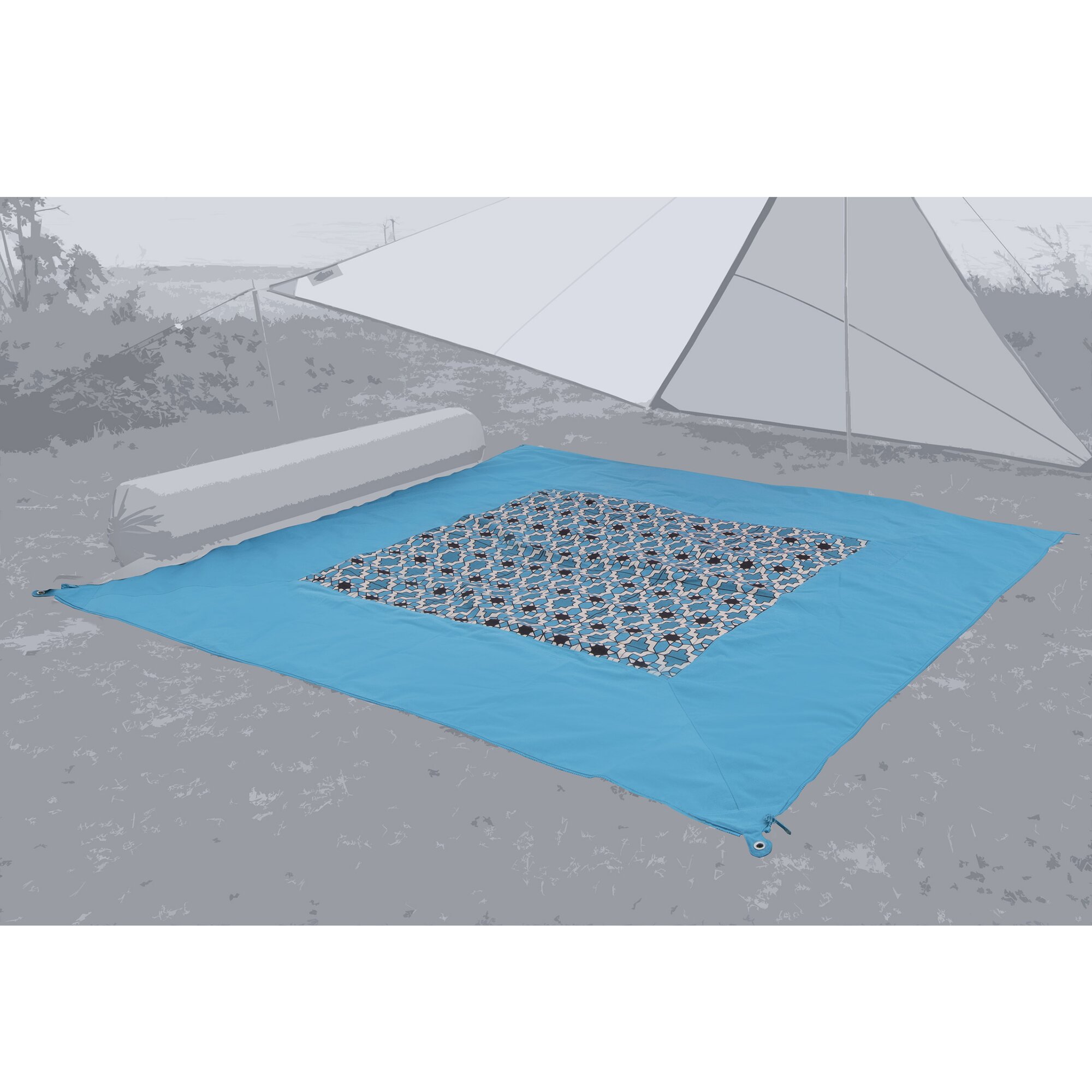 Teppich „Zip Carpet“, blau