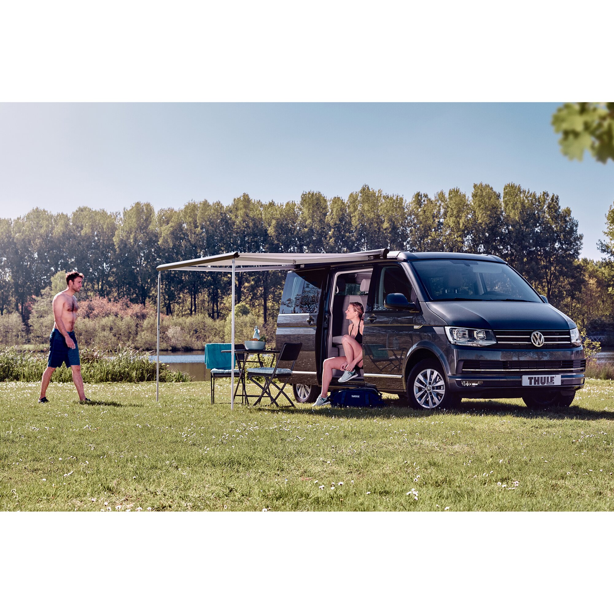 Markise Thule Omnistor 5102, hellgrau