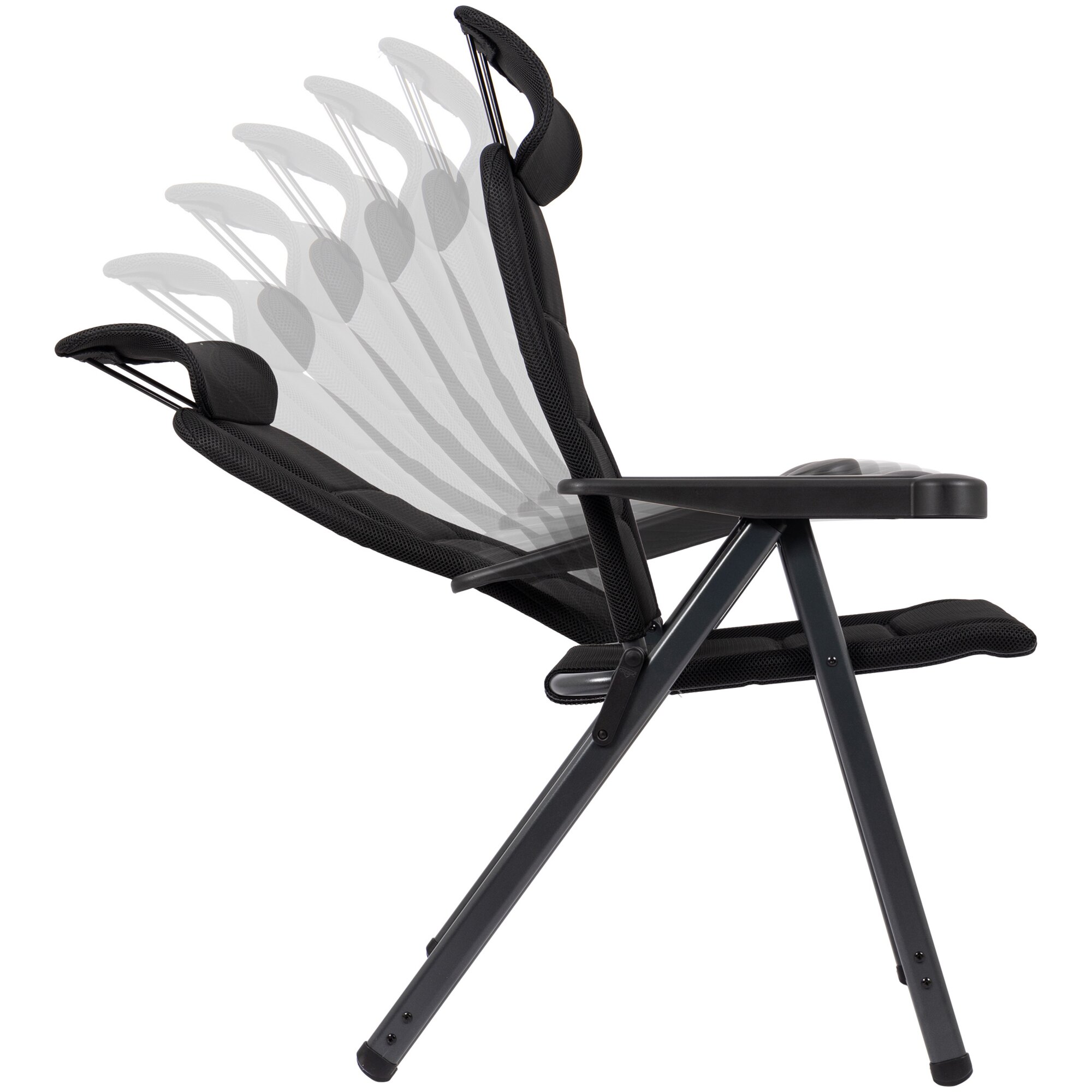 Campingstuhl AP/237 Air-Deluxe Compact M, schwarz