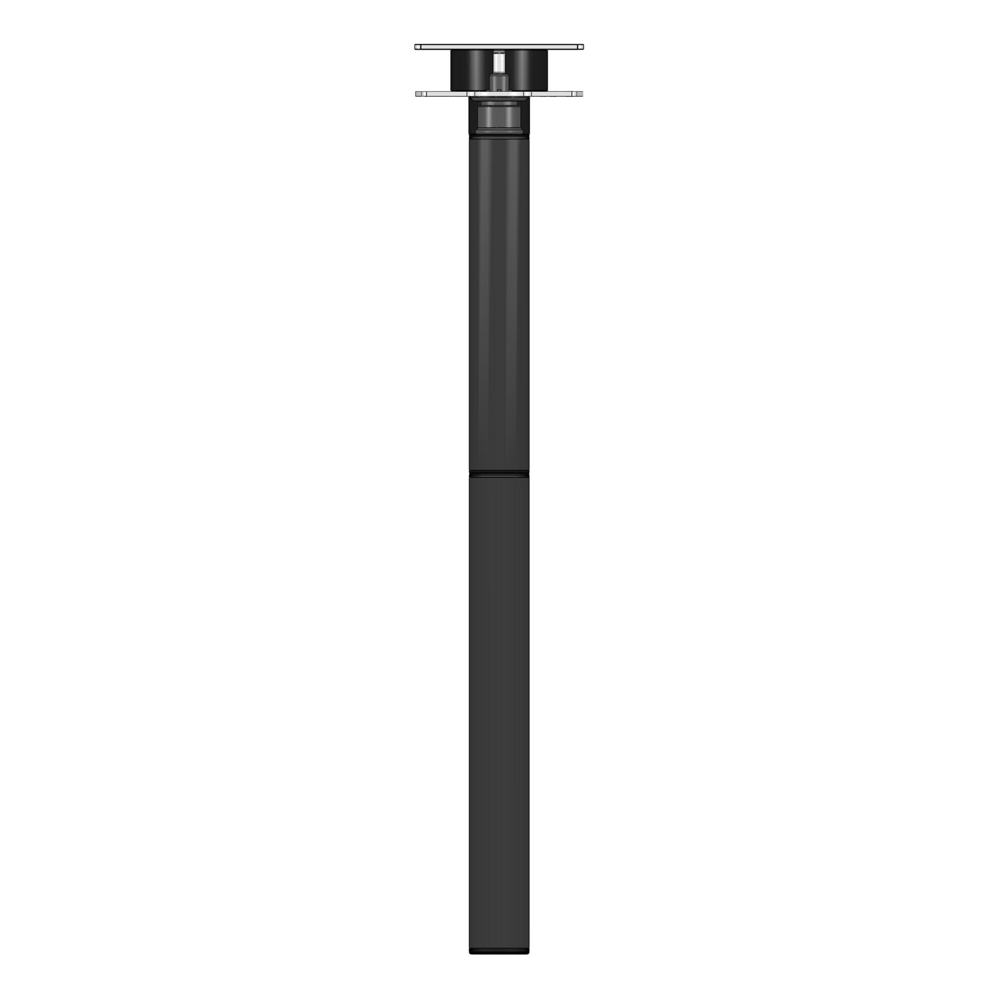Ausdrehfuß, anthrazit, 75,60 cm