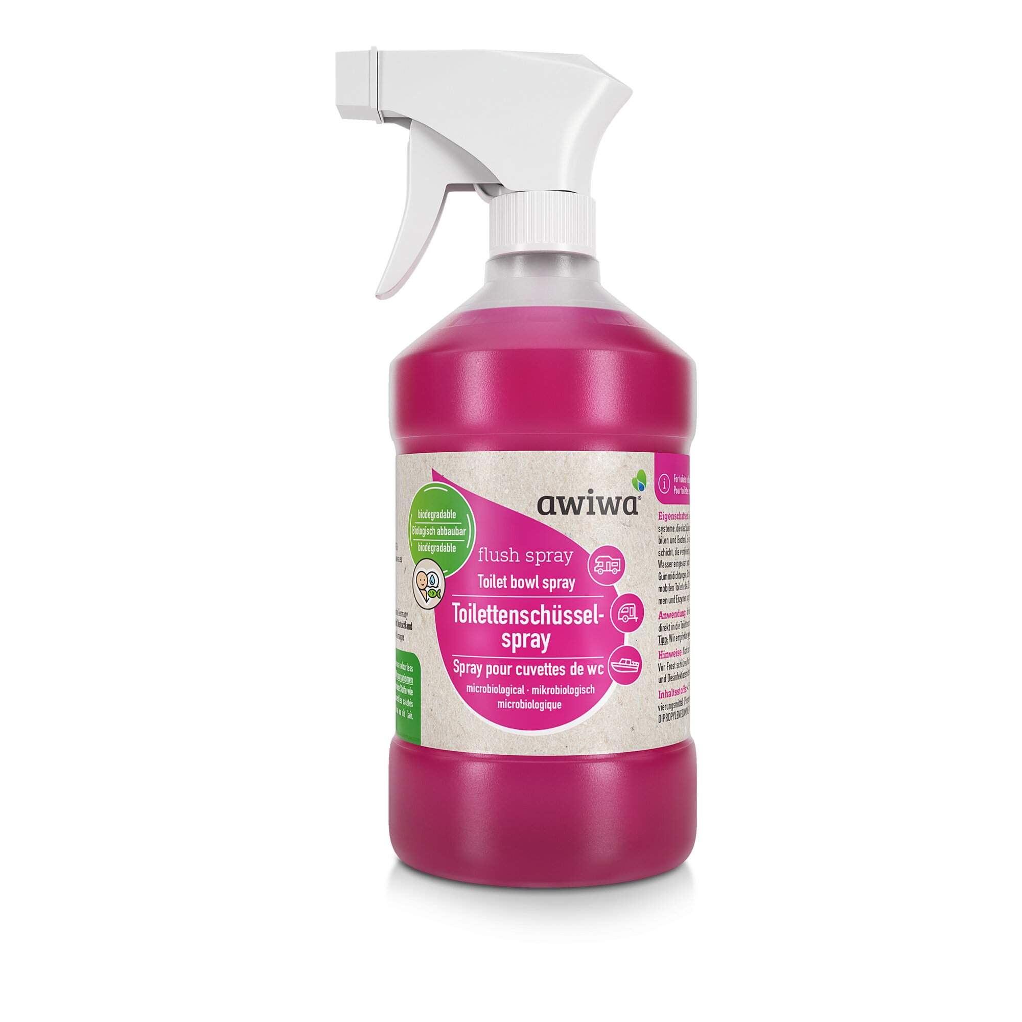 Toilettenschüssel flush spray 500 ml