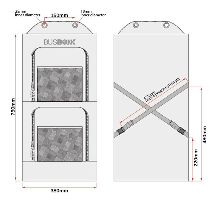 Organizer Tasche seatBOXX für VW T5/T6/T6.1