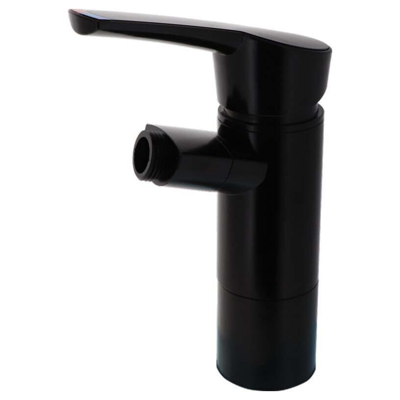 Einhebelmischer Como Duschanschluss ½" schwarz matt, lose