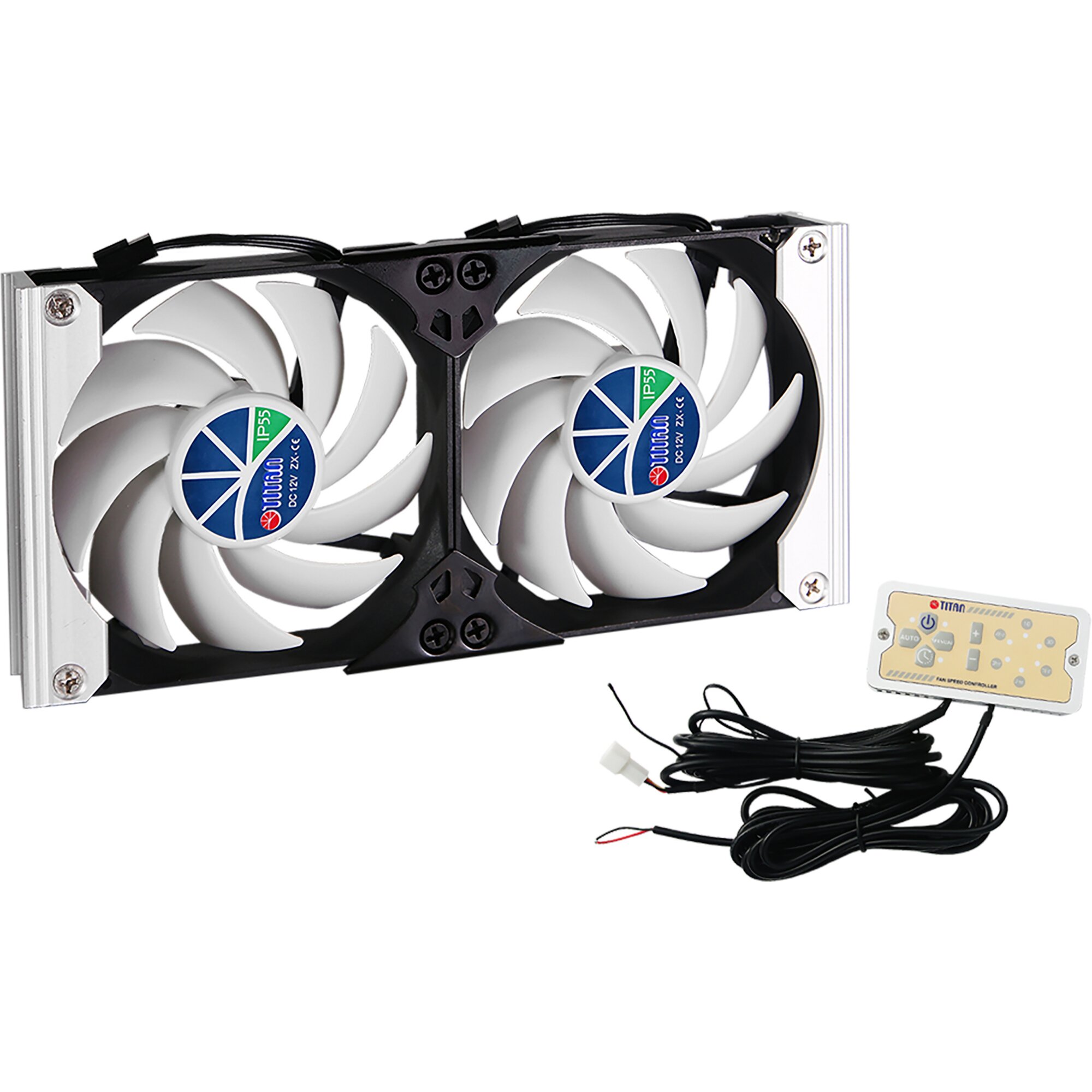 Kühlschrank-Doppellüfter Titan SC20V2+, ø 120 mm