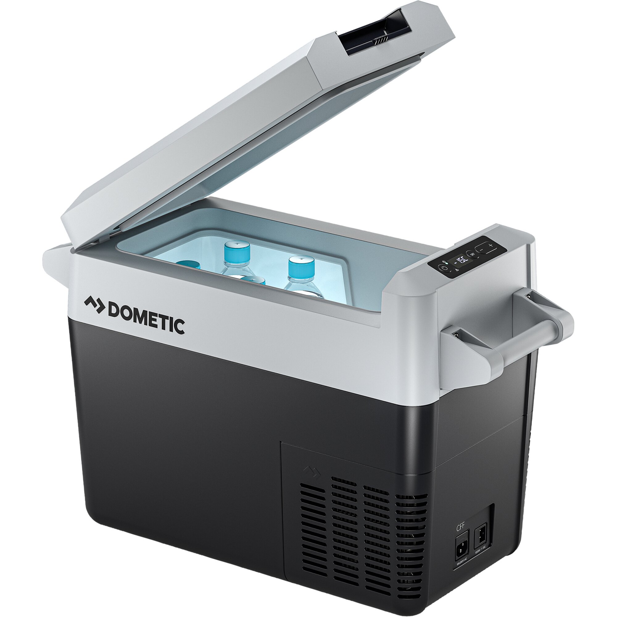 CFF Kompressor Kühlboxen, 12  / 24 / 100 – 240 Volt, 21 l
