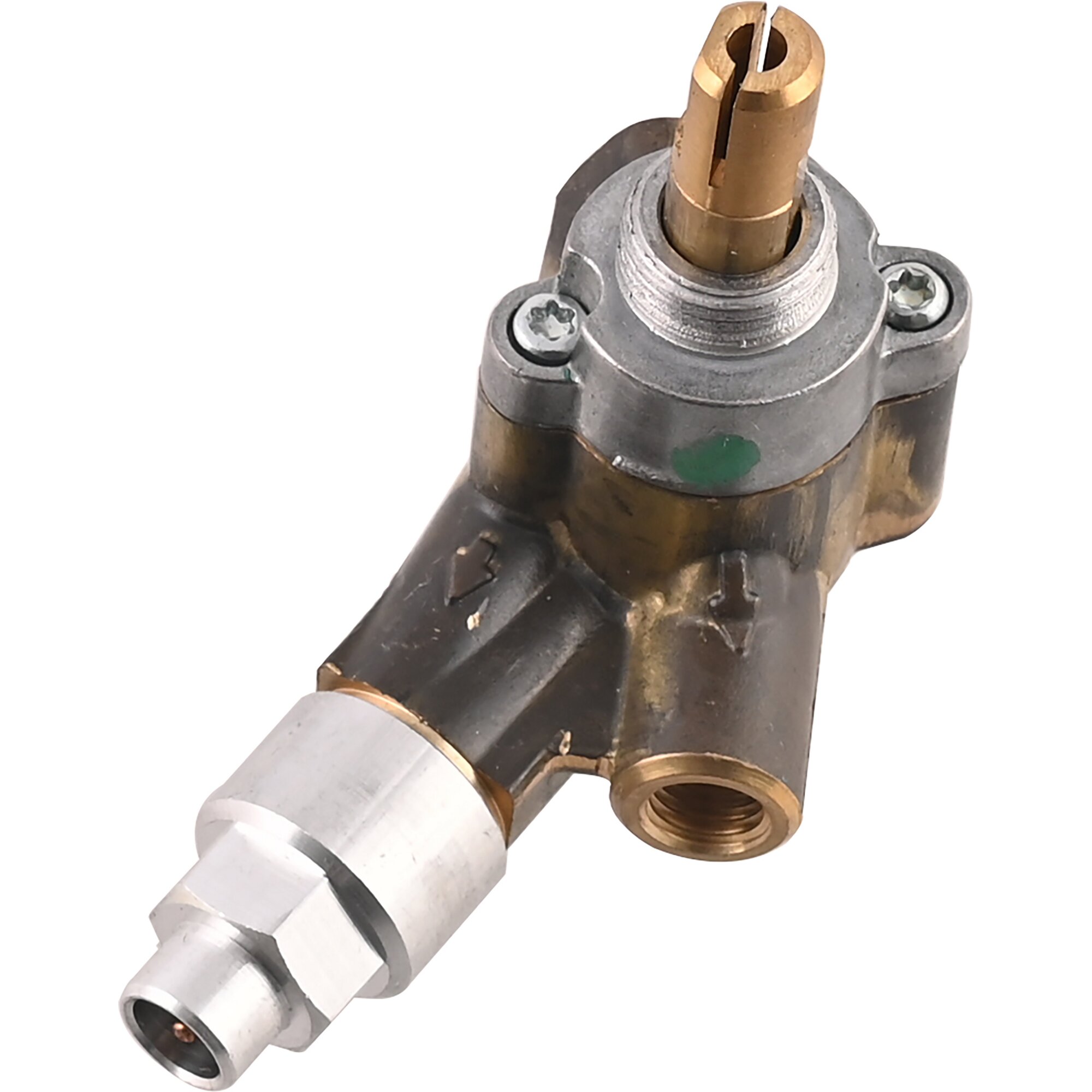 Gashahn, gewinkelt für kleinen Brenner 4,5 cm zu Dometic-Kombinationen KSK, MO, PI, Serie H (neu)