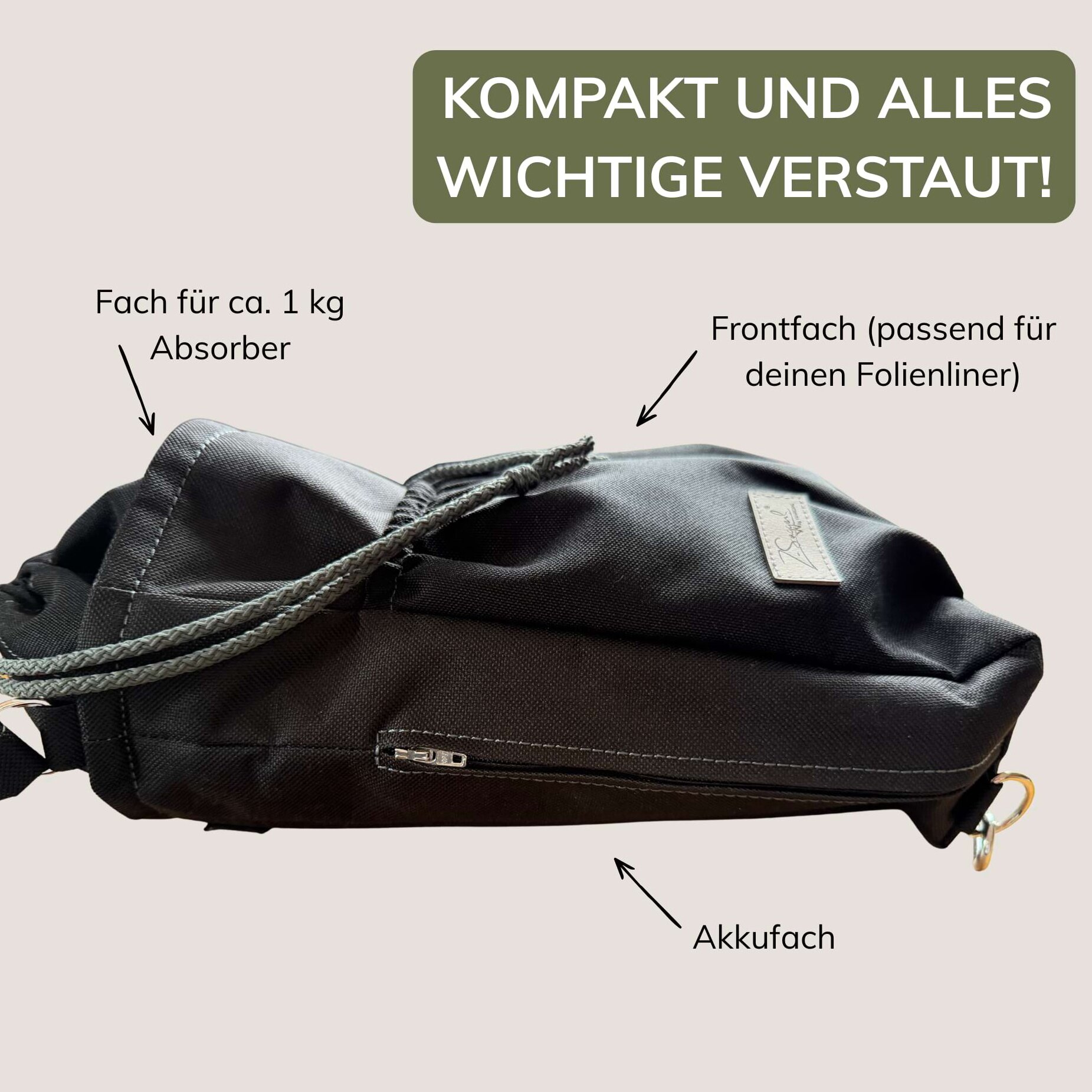 Stoffbeutel für Clesana Toilette Pulse
