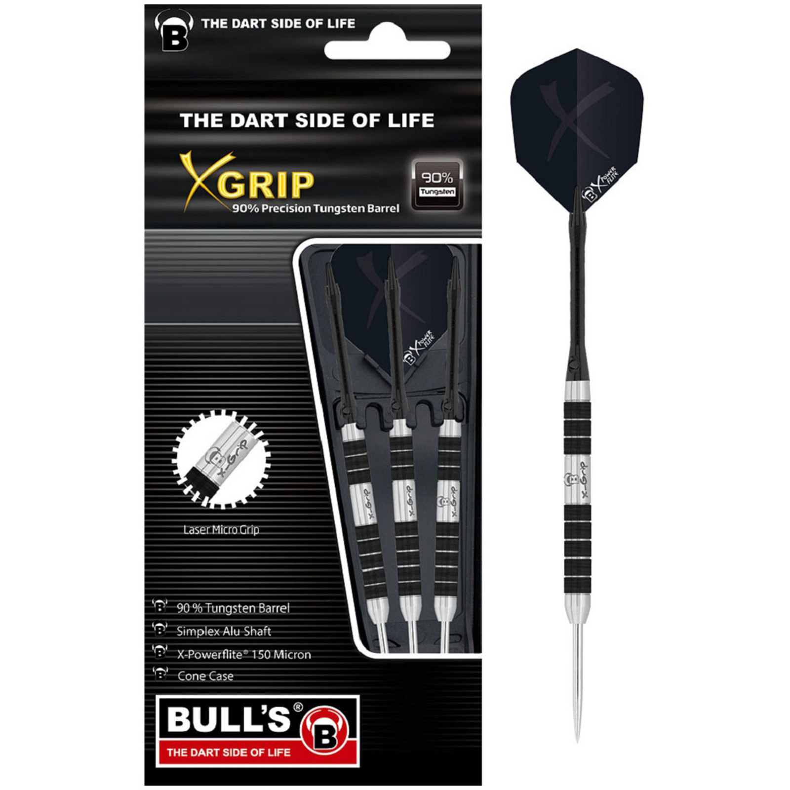 Bull's X-Grip X2 Steel Dart