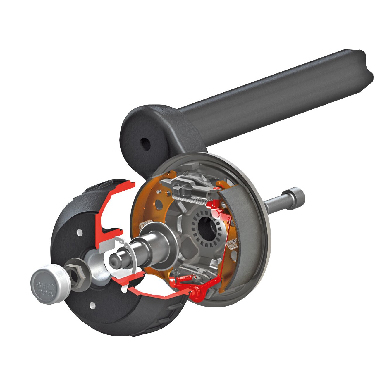 Hochleistungsbremse AAA Premium Brake, Einzelachse bis 1500 kg | Tandemachse bis 2800 kg