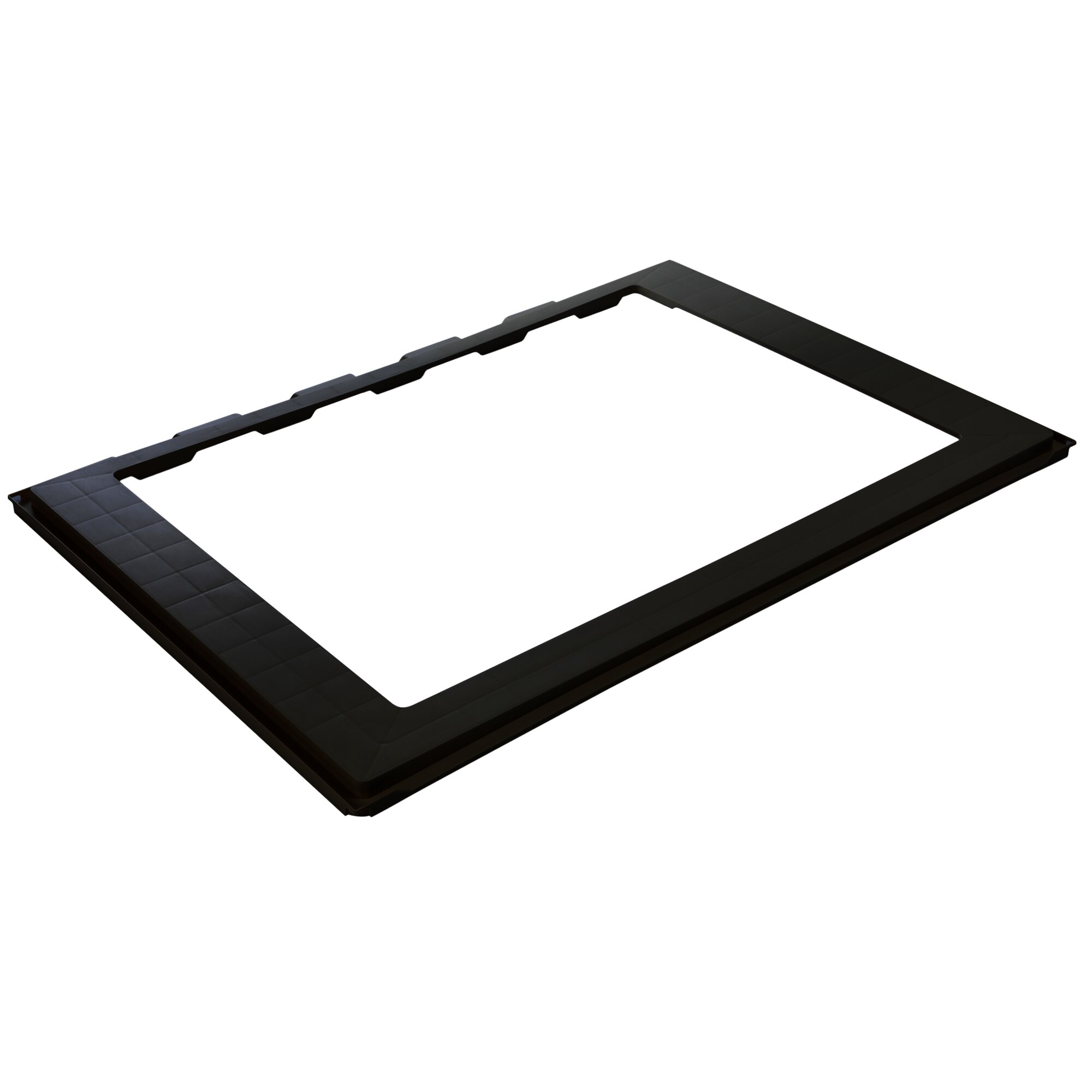 Adapterrahmen, vorne, 700 x 500 mm, schwarz