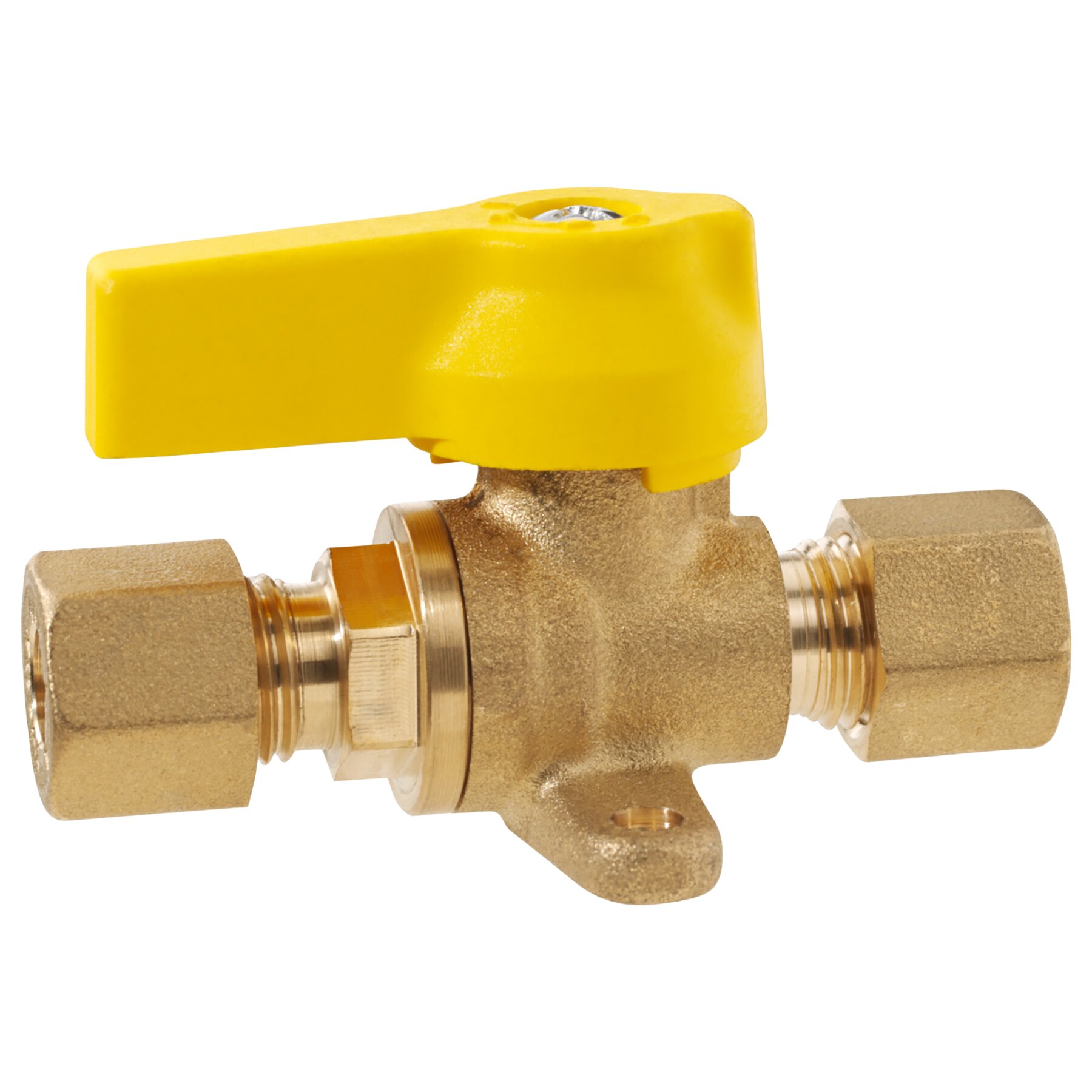 Kugelhahn PS 5-20 bar, RVS 8 mit Befestigung Kunstoffgriff