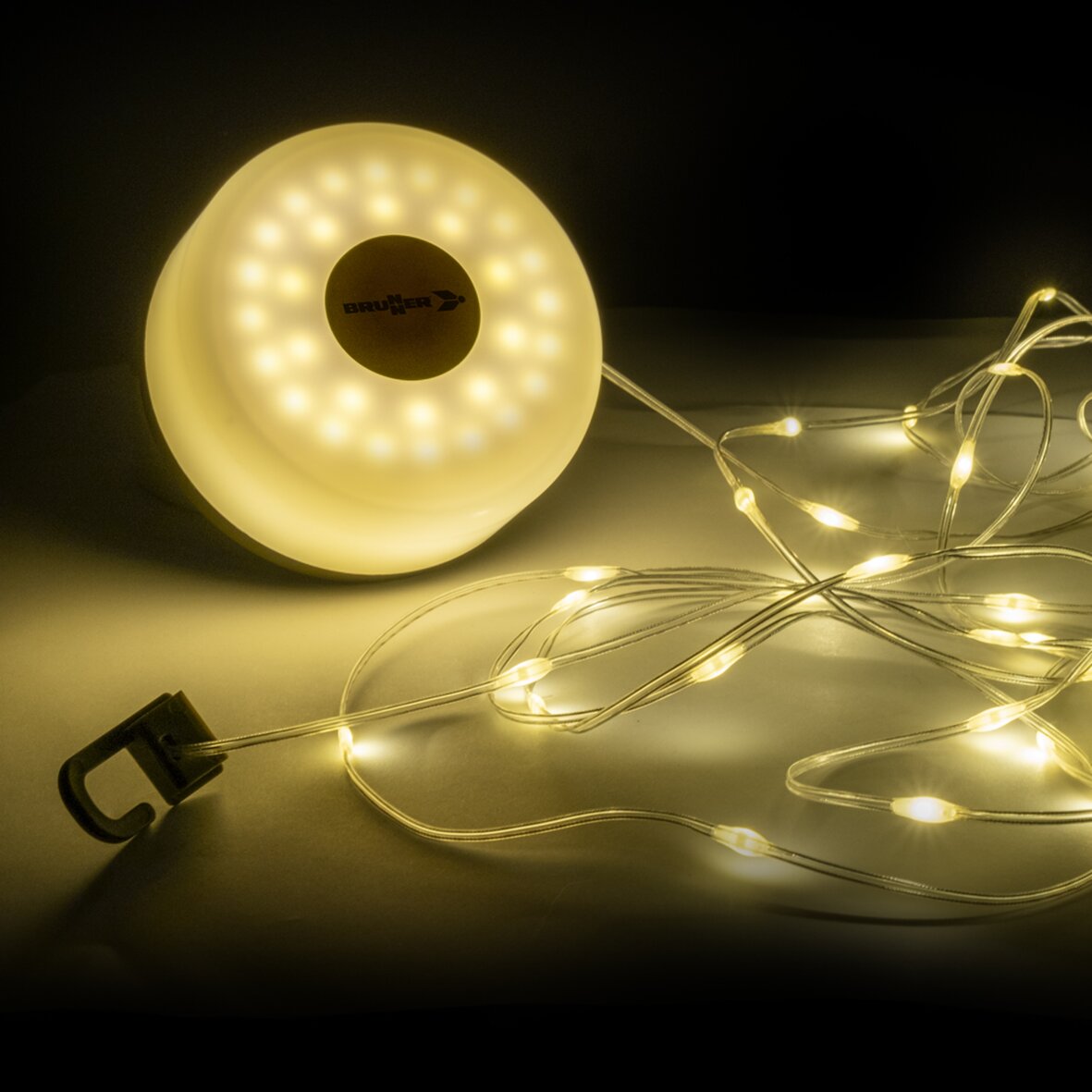 Lichterkette Starway LED-Akku-Campinglampe, 8 m
