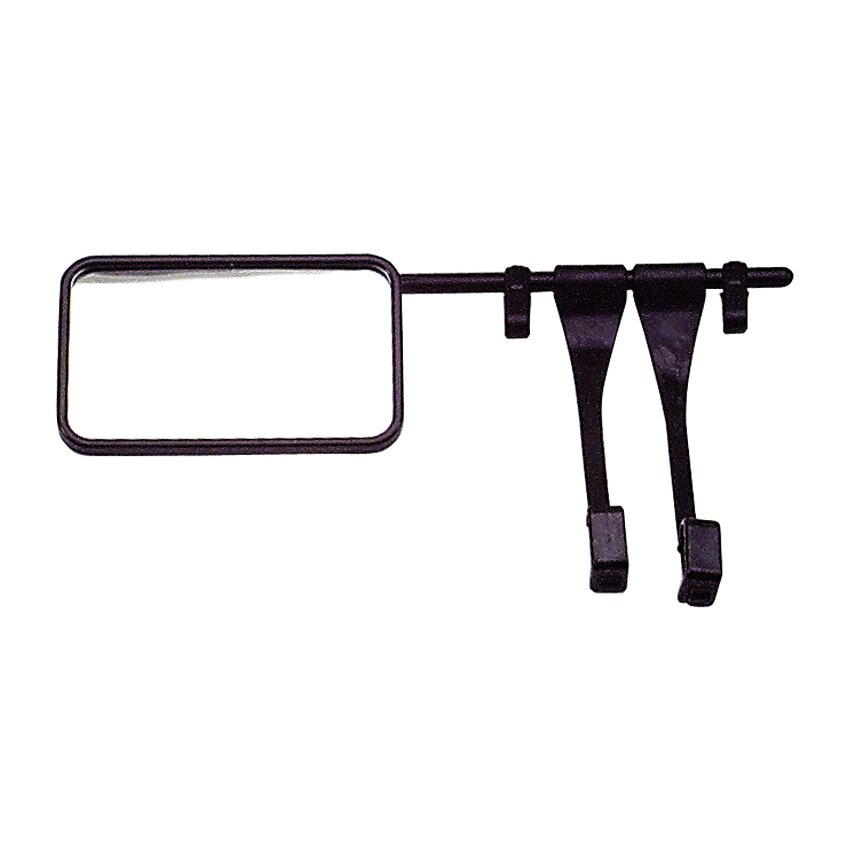 Caravanspiegel Huckepack 3 mit Halter und Spannbändern
