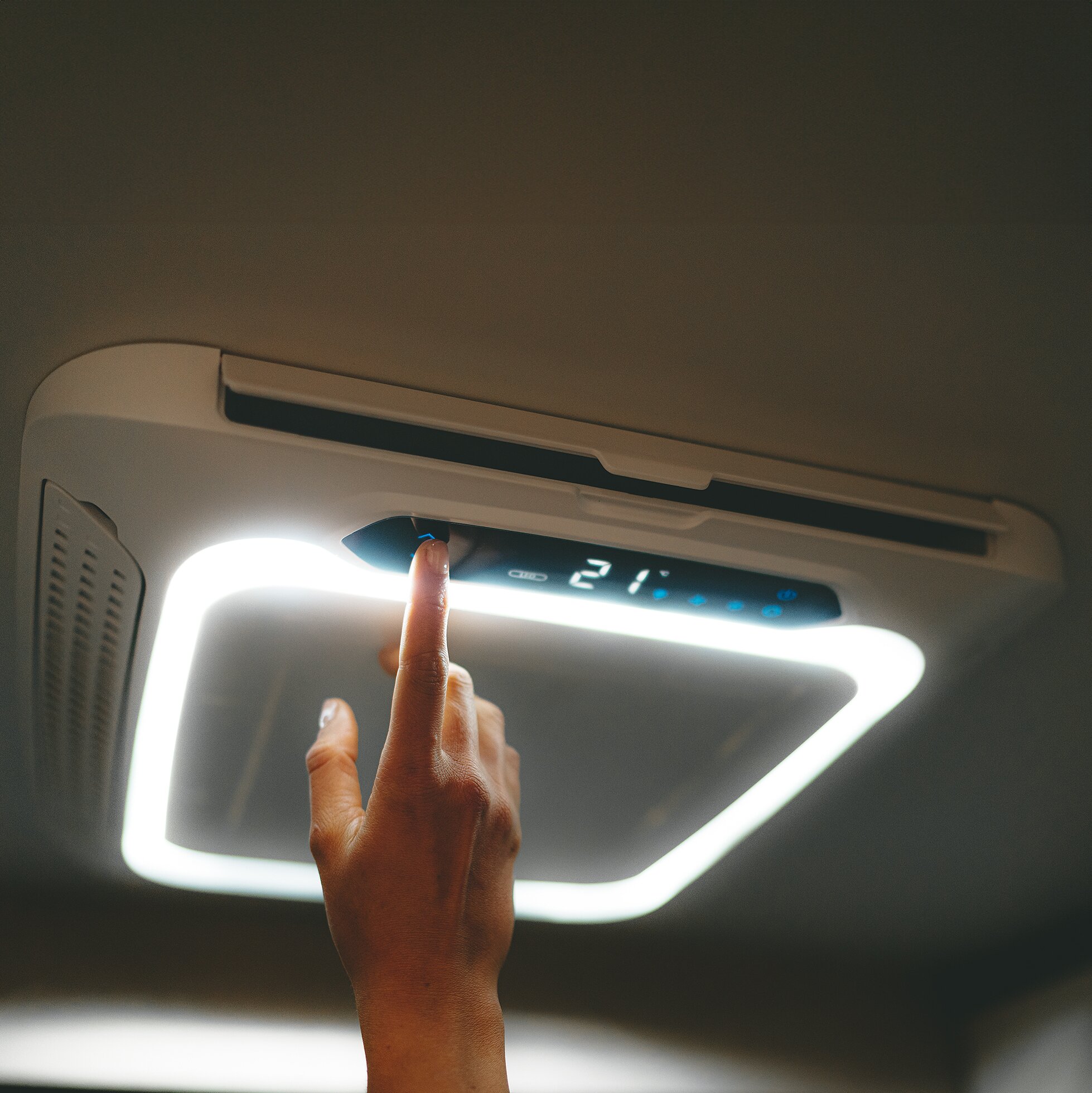 Luftverteiler Ringlight für Klimaanlage indelB Plein-Aircon, 12 Volt