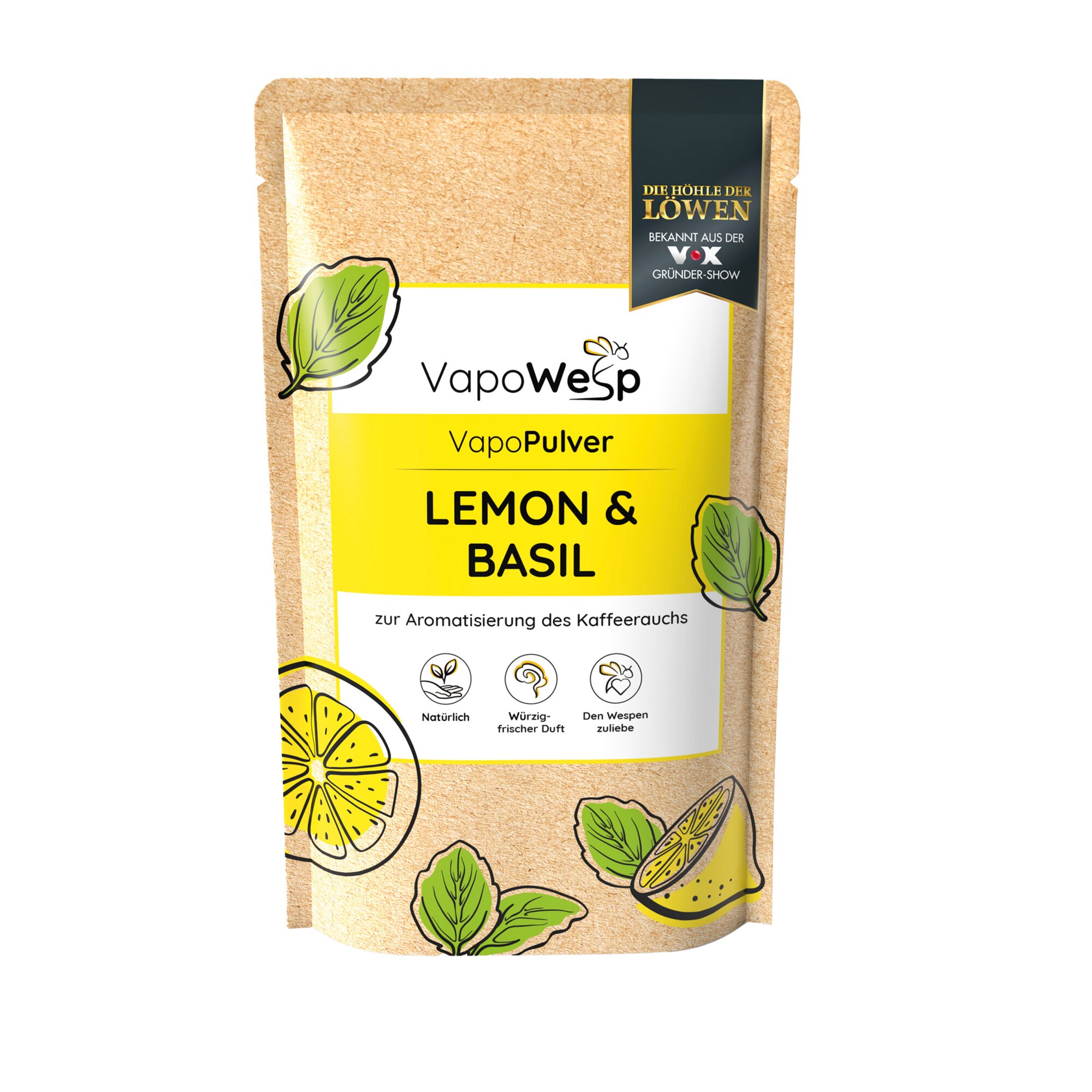 VapoPulver Kräutermischung Zitrone & Basilikum