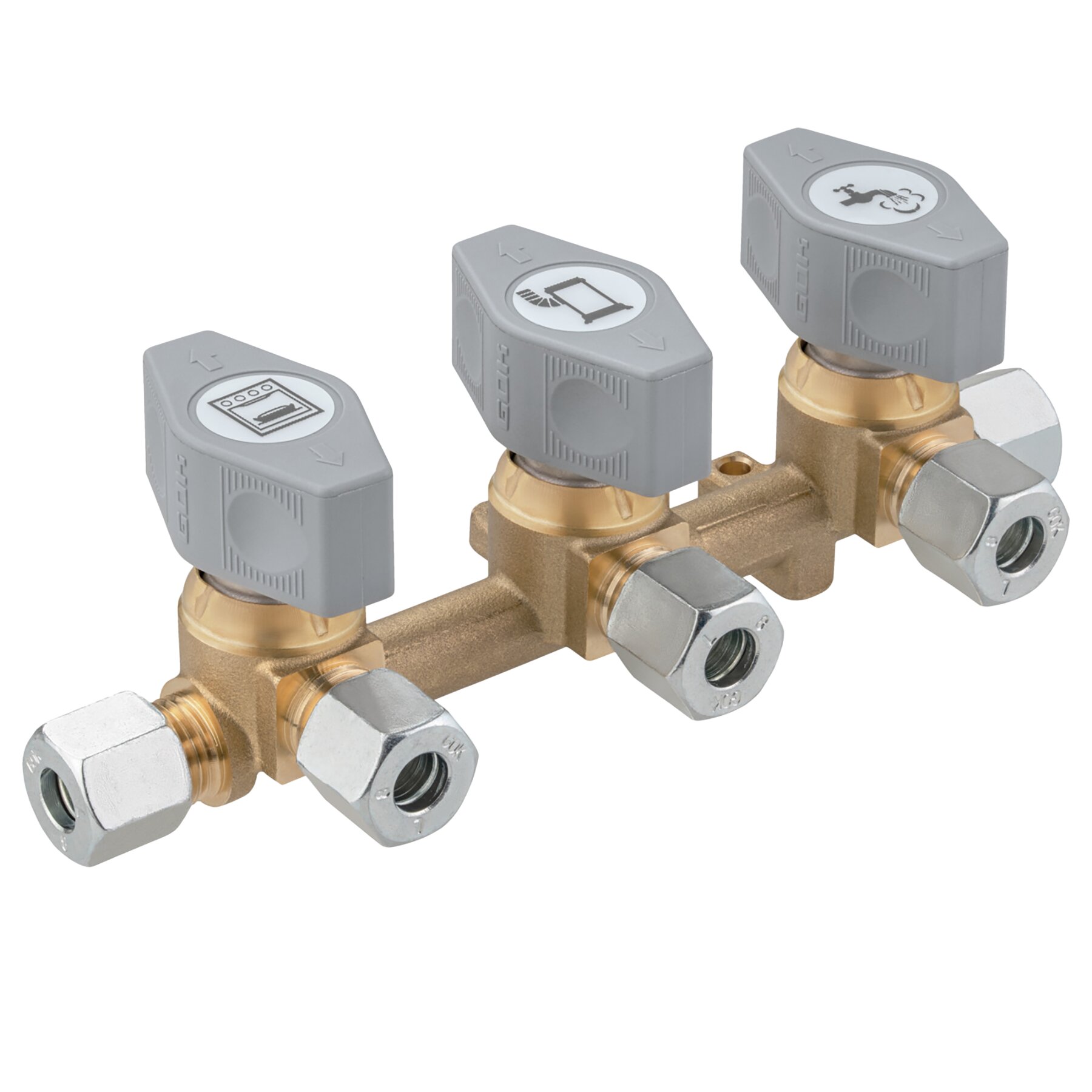 Verteilerblock DSV-AB3 PS 5 bar