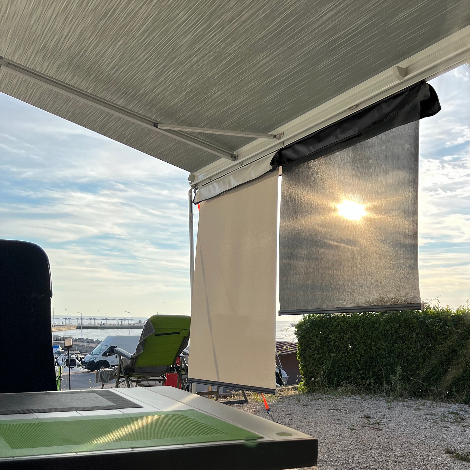Sonnenschutz AP SunBreak, grauweiß