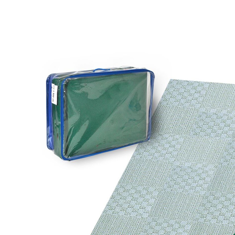 Zeltteppich Plus, blau, 6 x 2,5 m