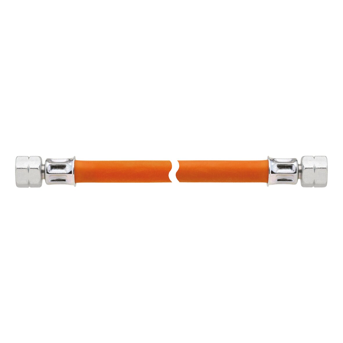 Mitteldruck-Schlauchleitung 10 bar, G 1/4 LH-ÜM x G 1/4 LH-ÜM, 800 mm