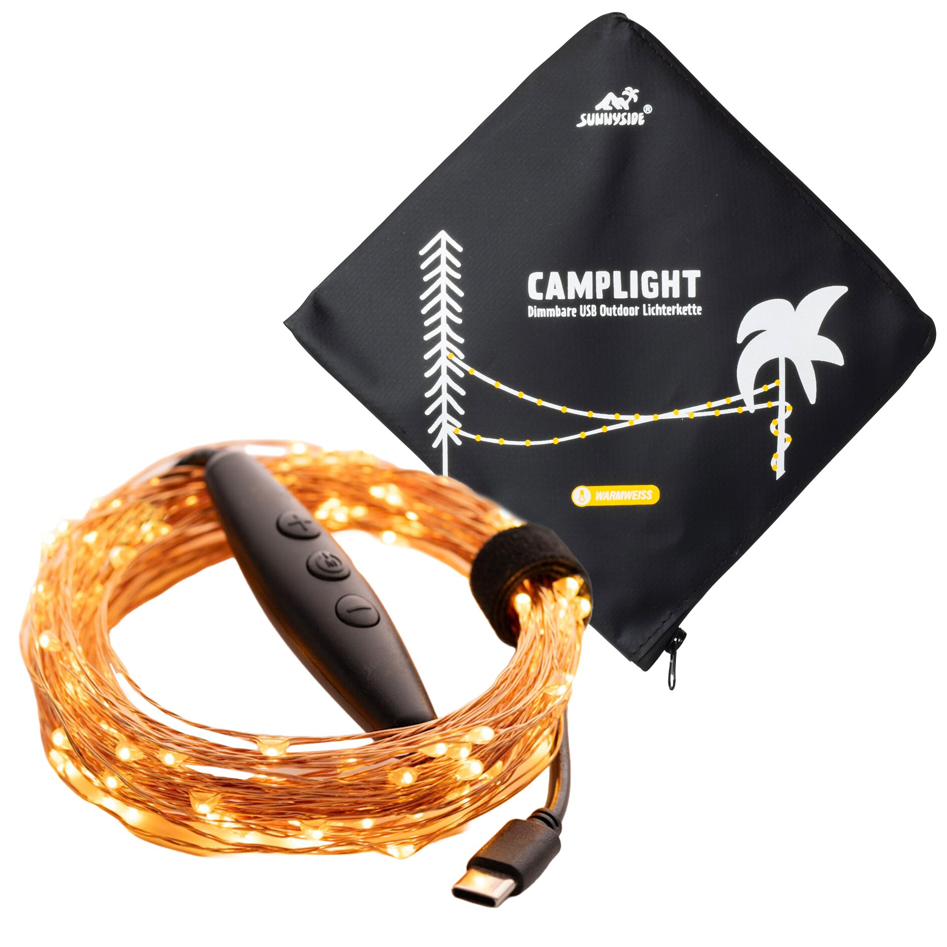 Outdoor-Lichterkette Camplight USB
