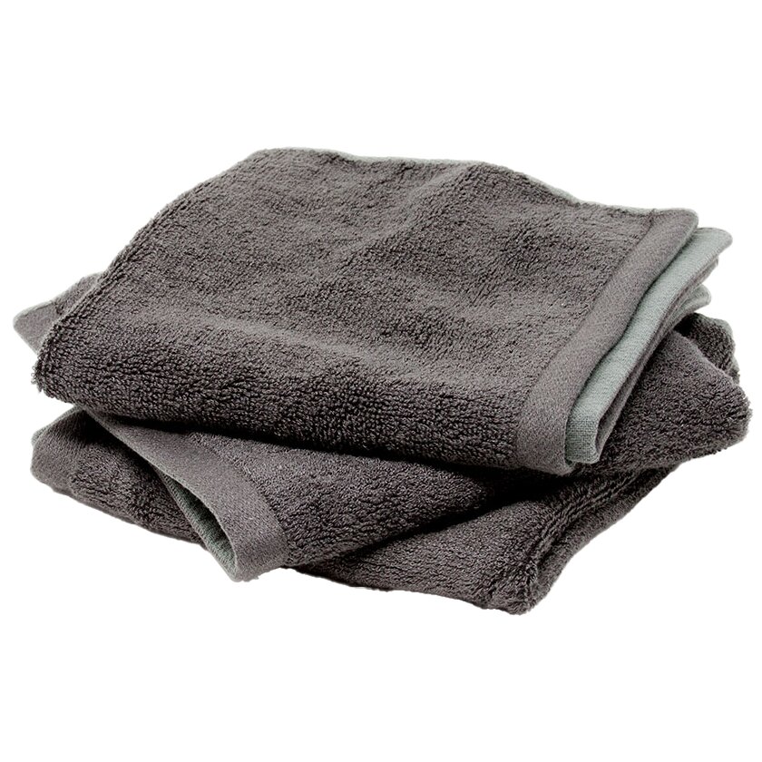 Bambustücher, anthrazit, 3er-Set