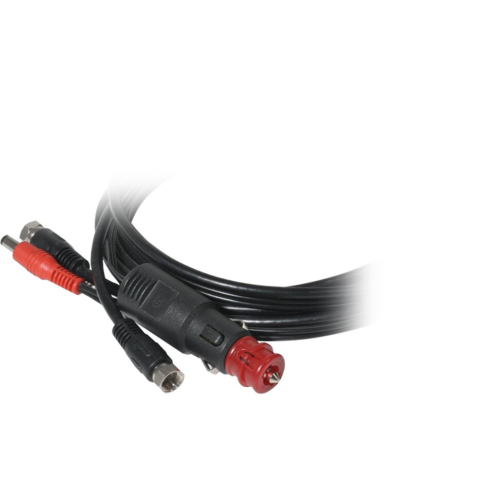 Kombileitung Antenne und 12 Volt, 1,50 m